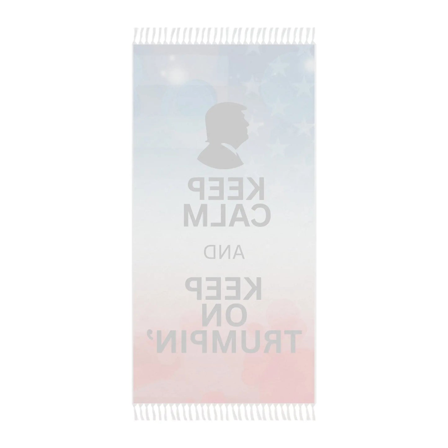 Keep Calm Beach Towel - Boho Trump Inspired Design Printify