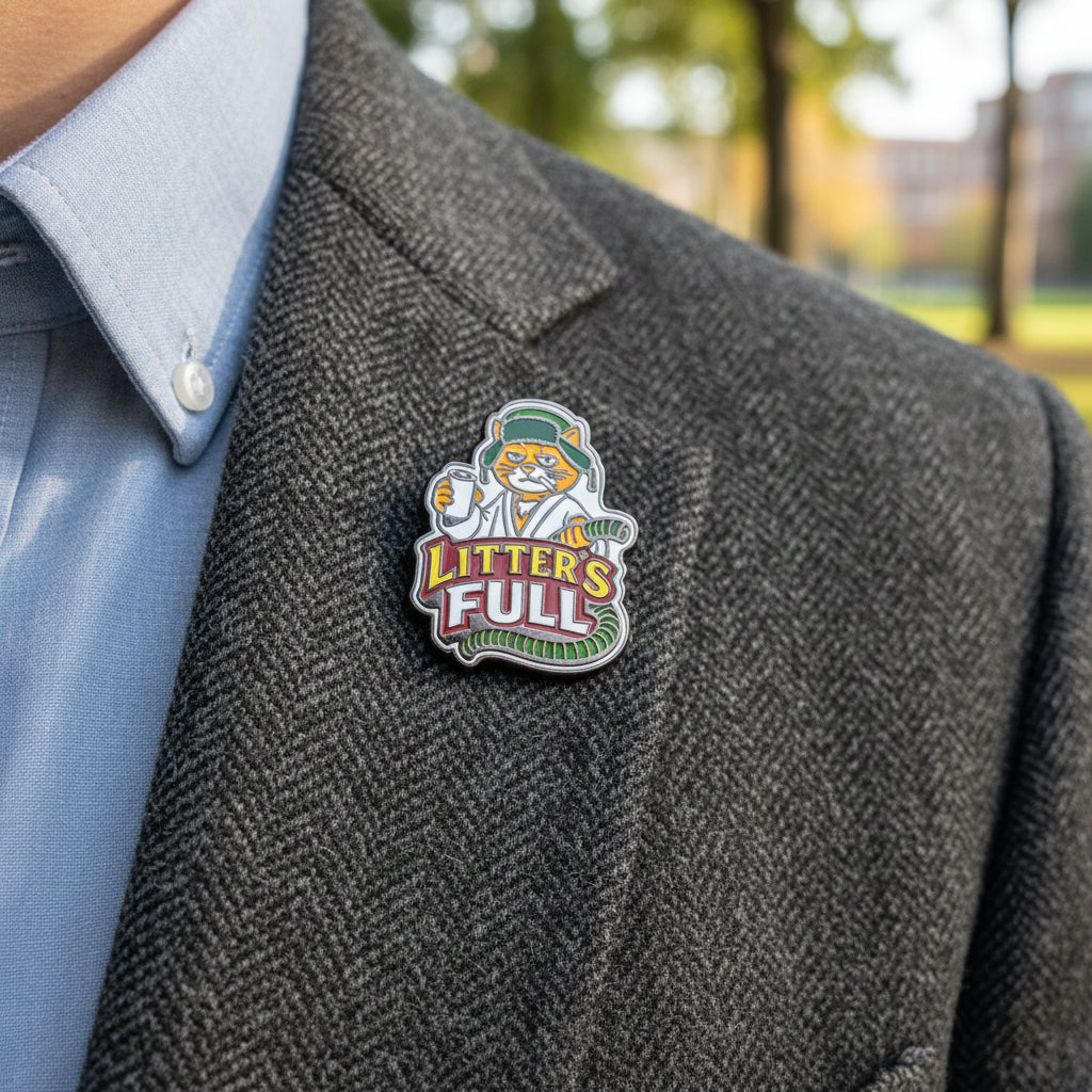 Litter's Full Enamel Pin
