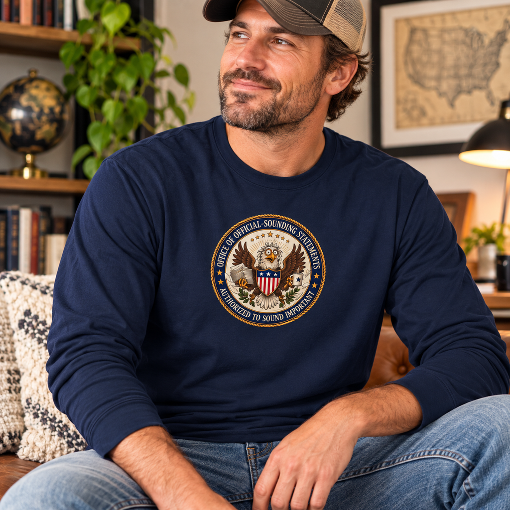 Office of Official-Sounding Statements Long Sleeve Shirt | Funny Government Bureaucracy Tee