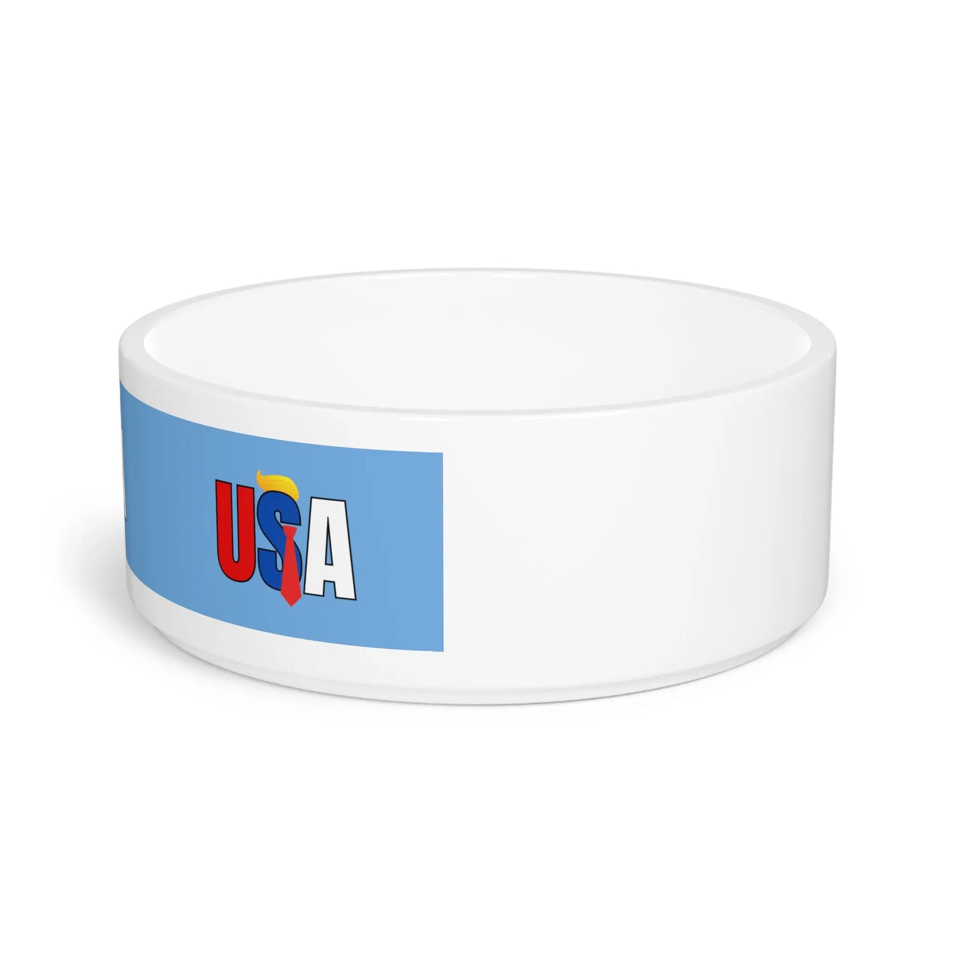 Patriotic USA Pet Bowl - Perfect for Dog & Cat Lovers! Printify