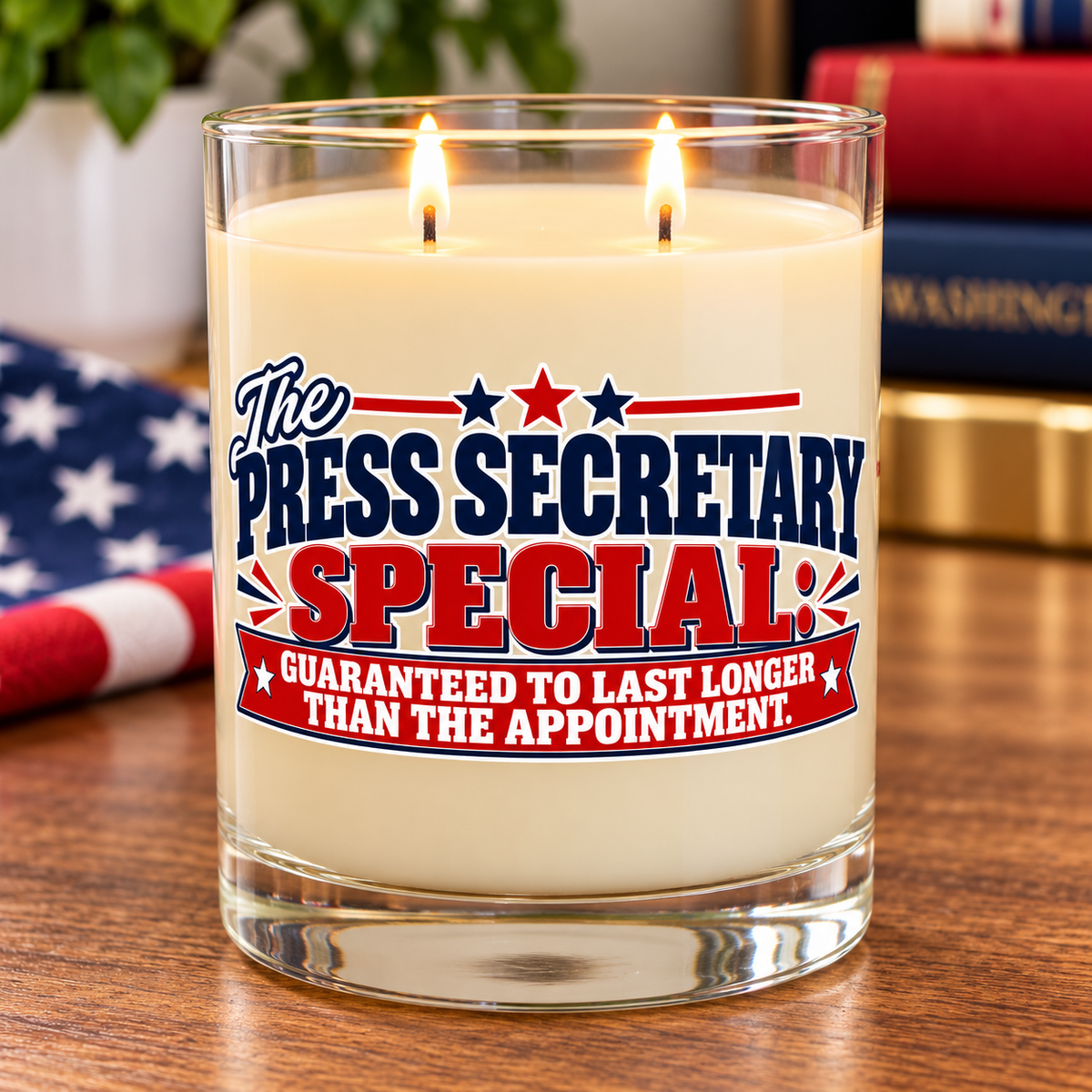 The Press Secretary Special | Funny Political Satire Scented Soy Candle