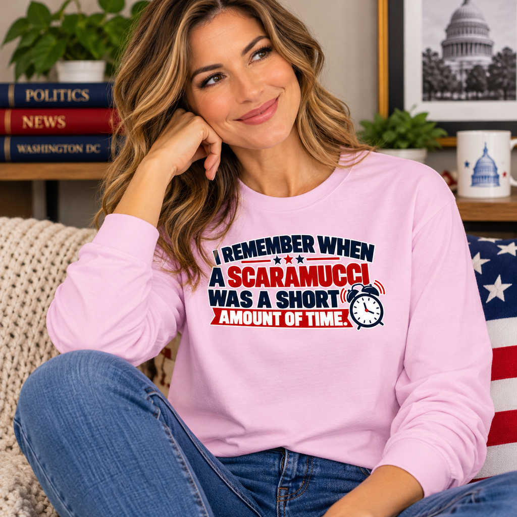 I Remember When a Scaramucci Was Short | Political Humor Long Sleeve Shirt