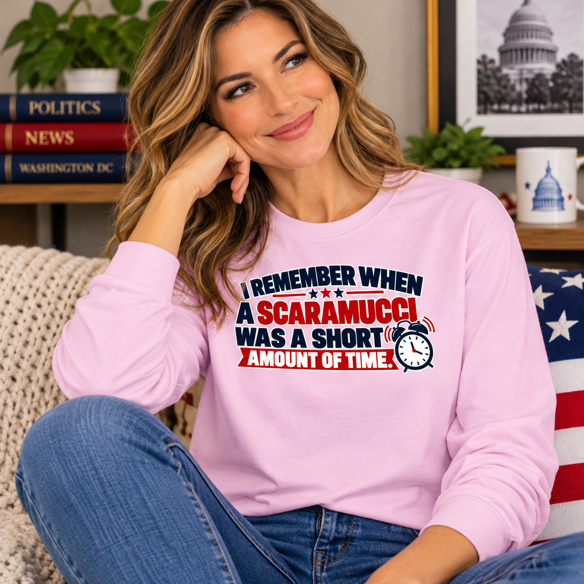 I Remember When a Scaramucci Was Short | Political Humor Long Sleeve Shirt