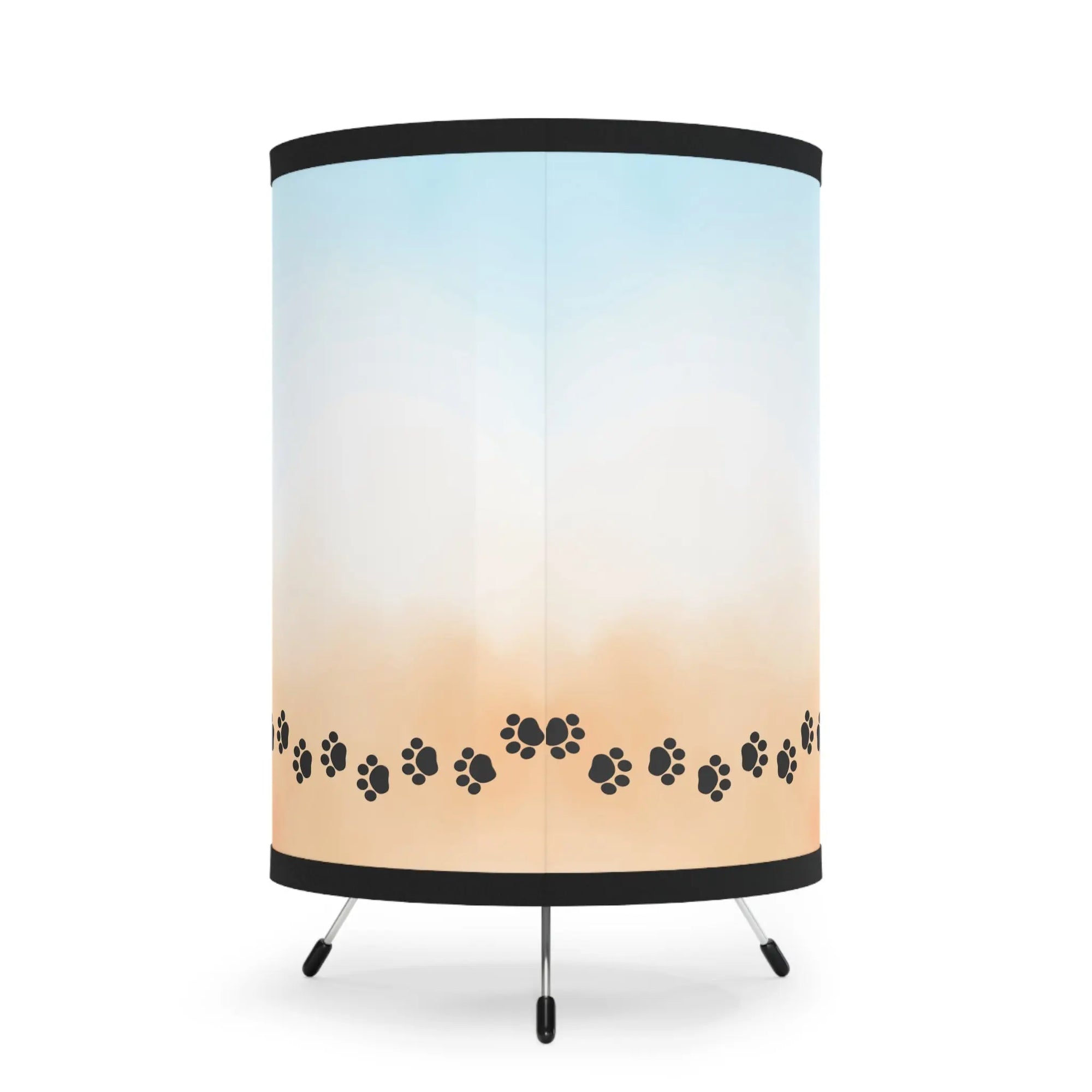 Pet-Themed Tripod Lamp with High-Res Printed Shade - Ideal for Animal Lovers Printify