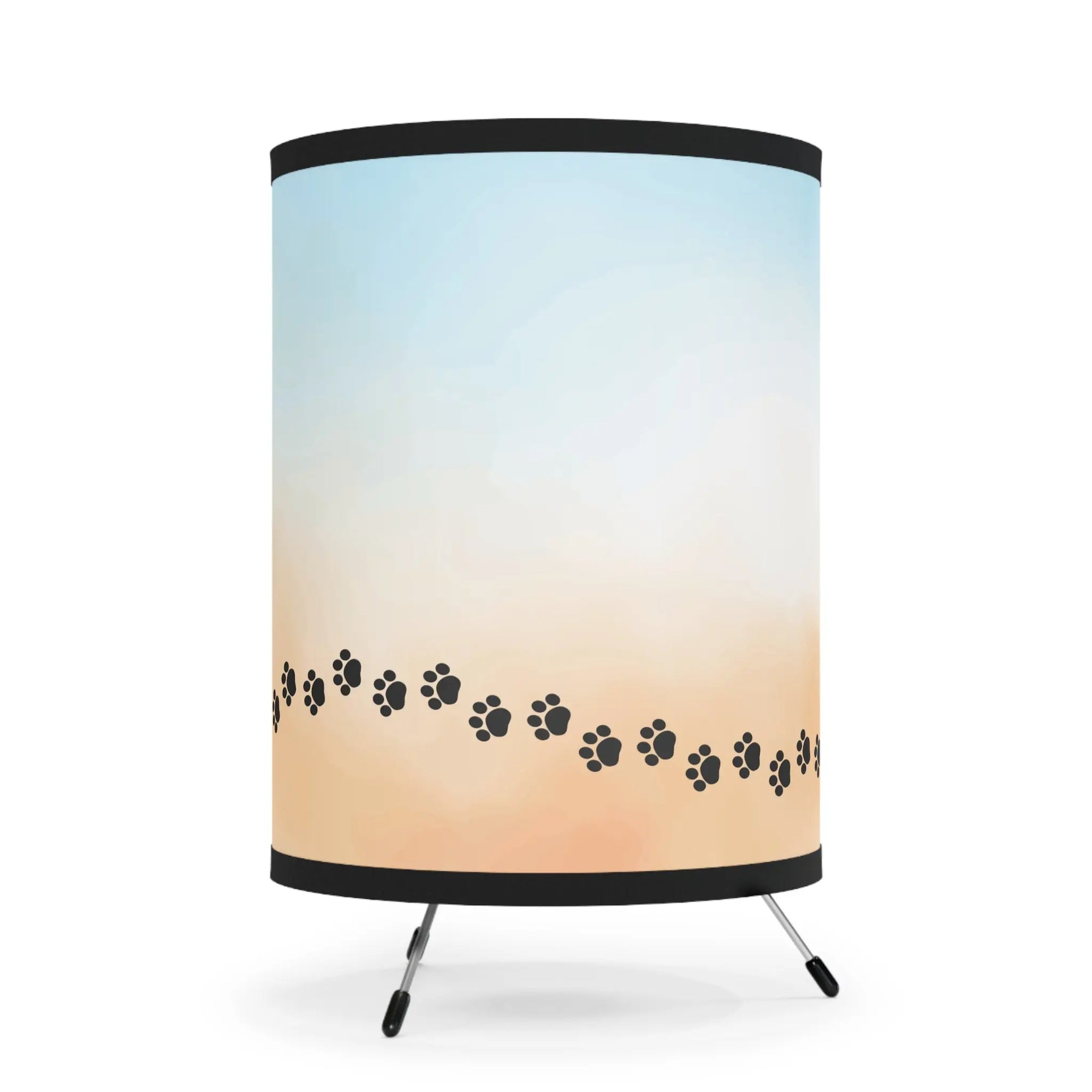Pet-Themed Tripod Lamp with High-Res Printed Shade - Ideal for Animal Lovers Printify