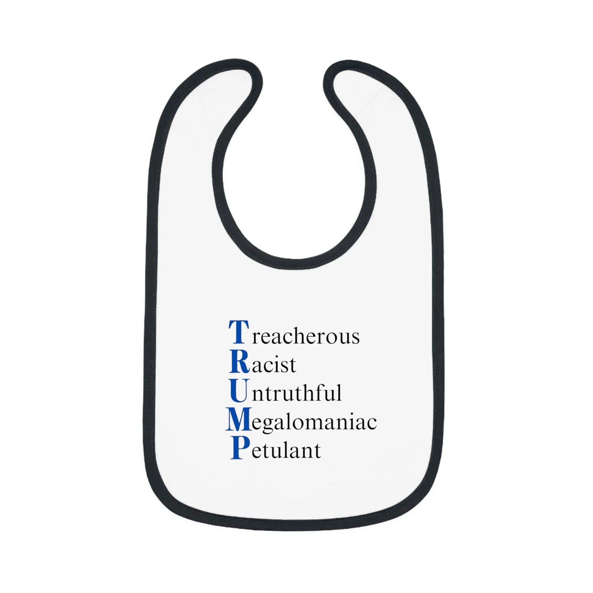 Political Baby Bib - Trump Word Play Design Printify