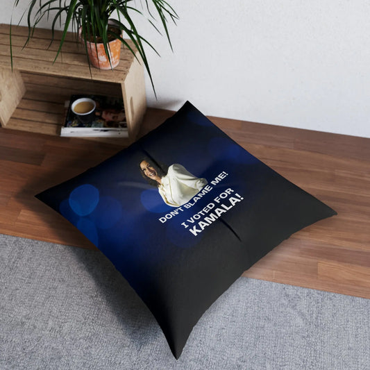 Political Tufted Floor Pillow - 'I Voted for Kamala!' Printify
