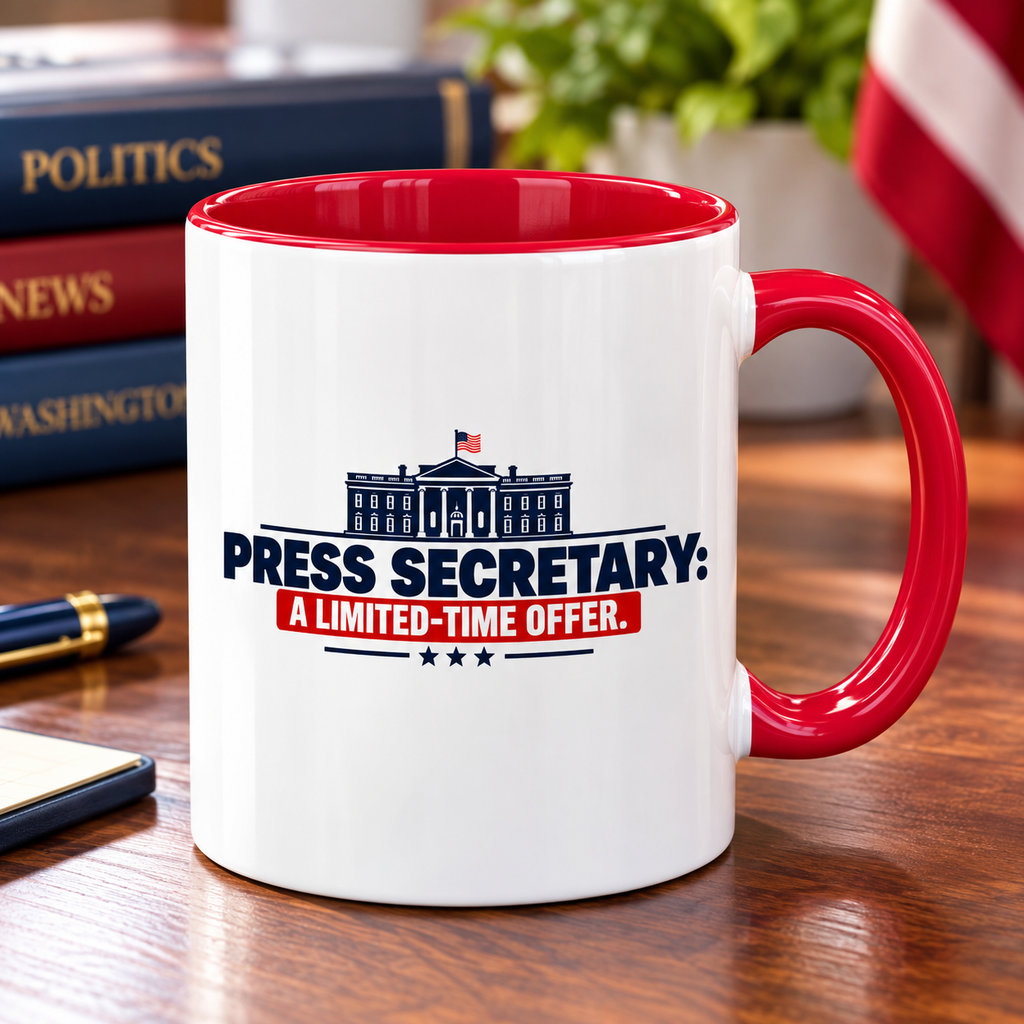 Press Secretary: A Limited-Time Offer Mug | Funny Political Humor Coffee Cup | 11 oz & 15 oz
