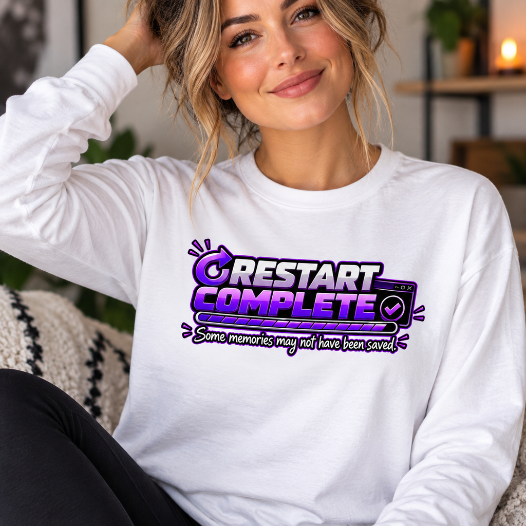 Restart Complete Epilepsy Awareness Long Sleeve Shirt