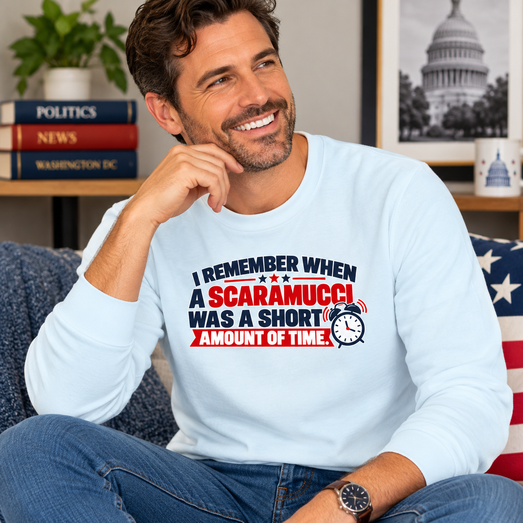 I Remember When a Scaramucci Was Short | Political Humor Long Sleeve Shirt