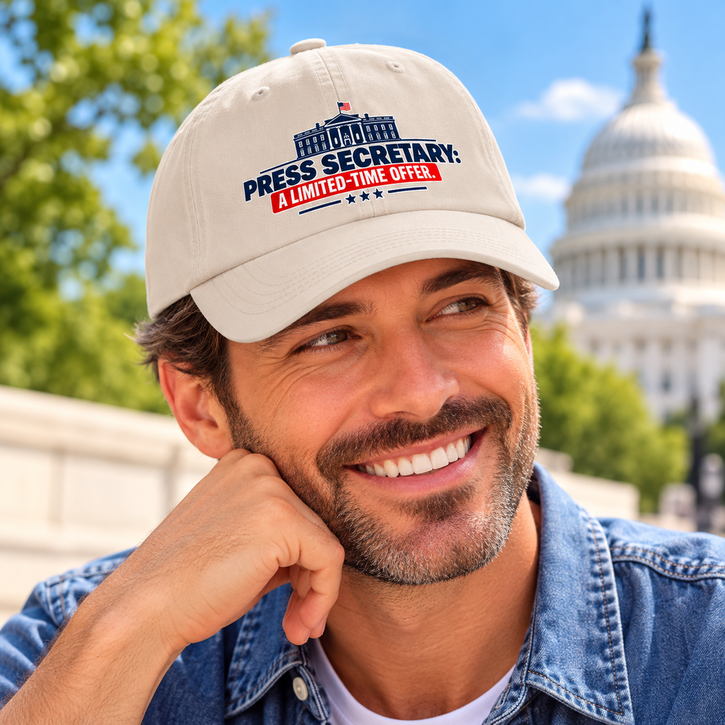 Press Secretary: A Limited-Time Offer | Funny Political Humor Dad Hat