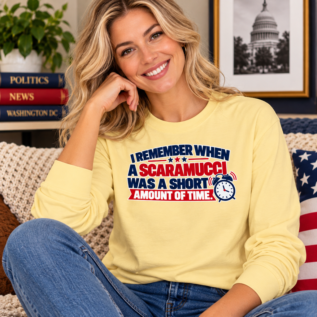 I Remember When a Scaramucci Was Short | Political Humor Long Sleeve Shirt