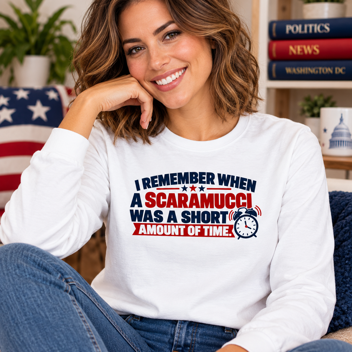 I Remember When a Scaramucci Was Short | Political Humor Long Sleeve Shirt