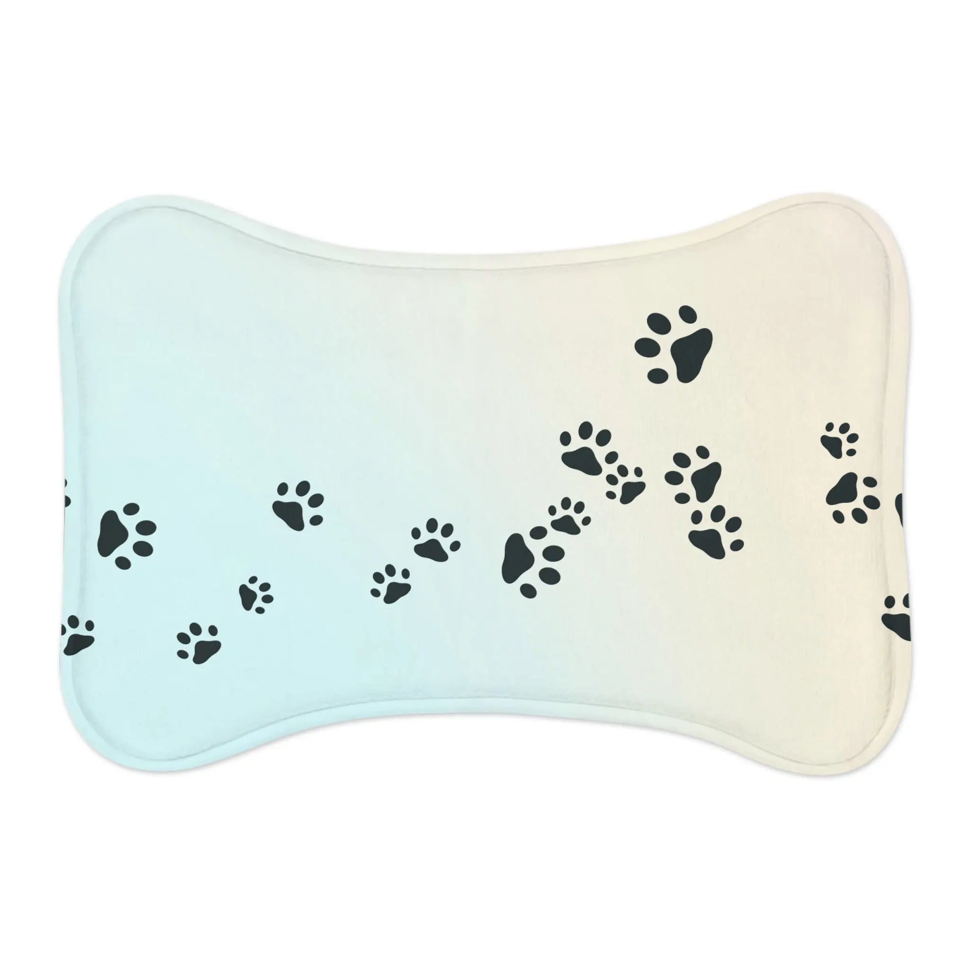 Stylish Pet Feeding Mat – Paw Print Design Printify