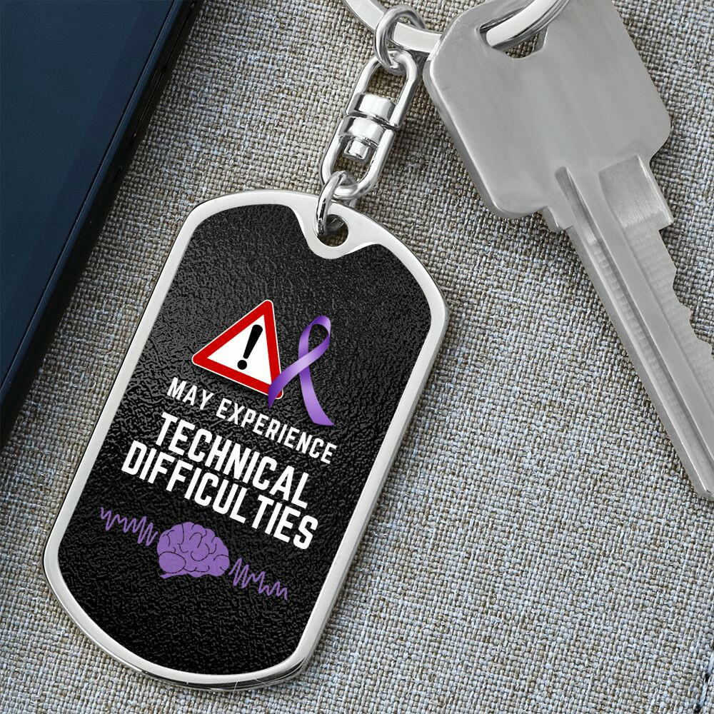 Technical Difficulties Keychain Epileptic Al’s Shop