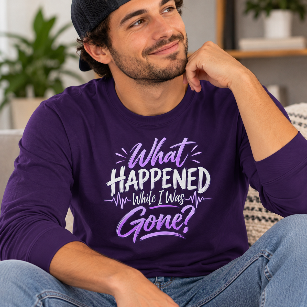 What Happened While I Was Gone? | Epilepsy Awareness Long Sleeve T-Shirt