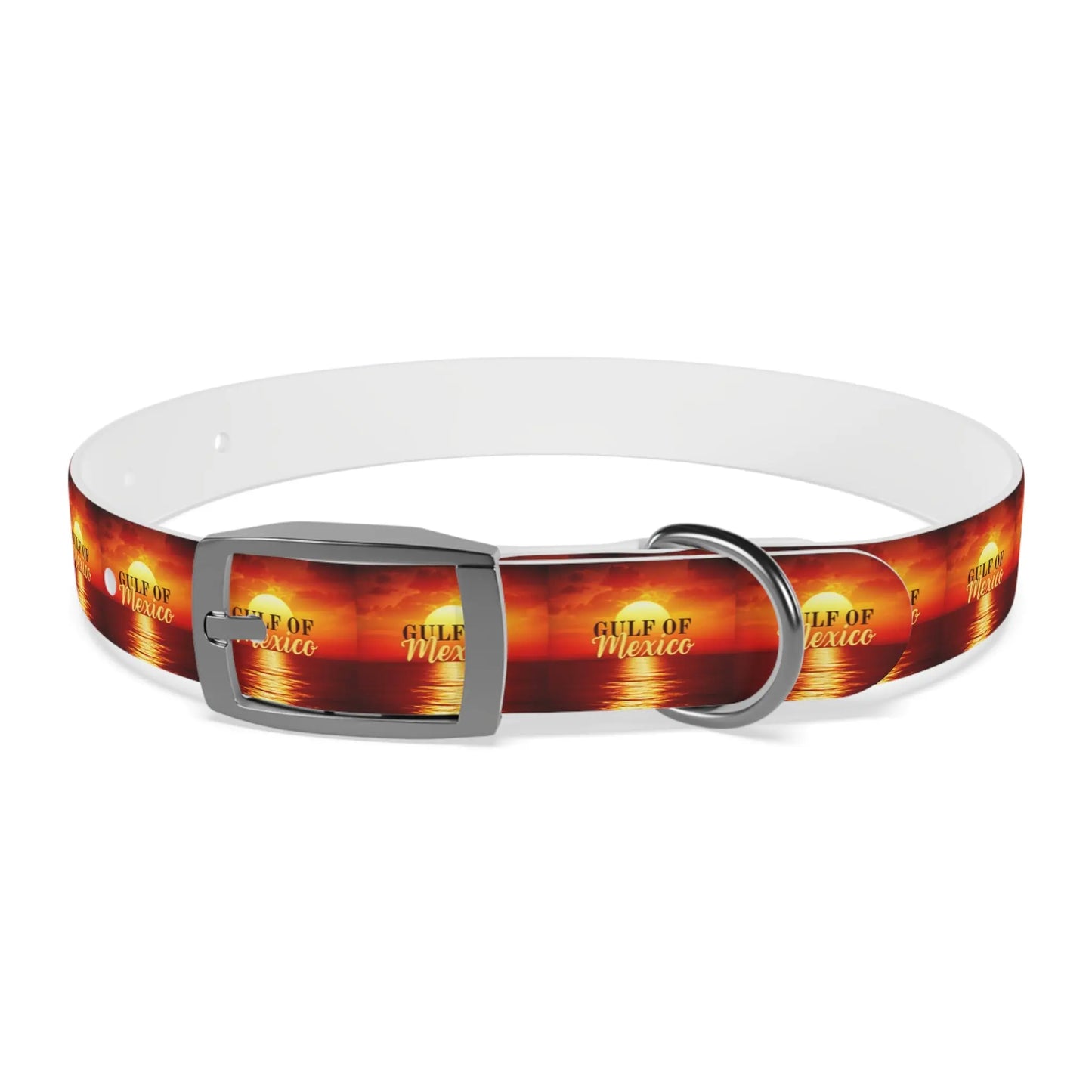 Trendy Gulf of Mexico Dog Collar - Stylish Pet Accessory Printify