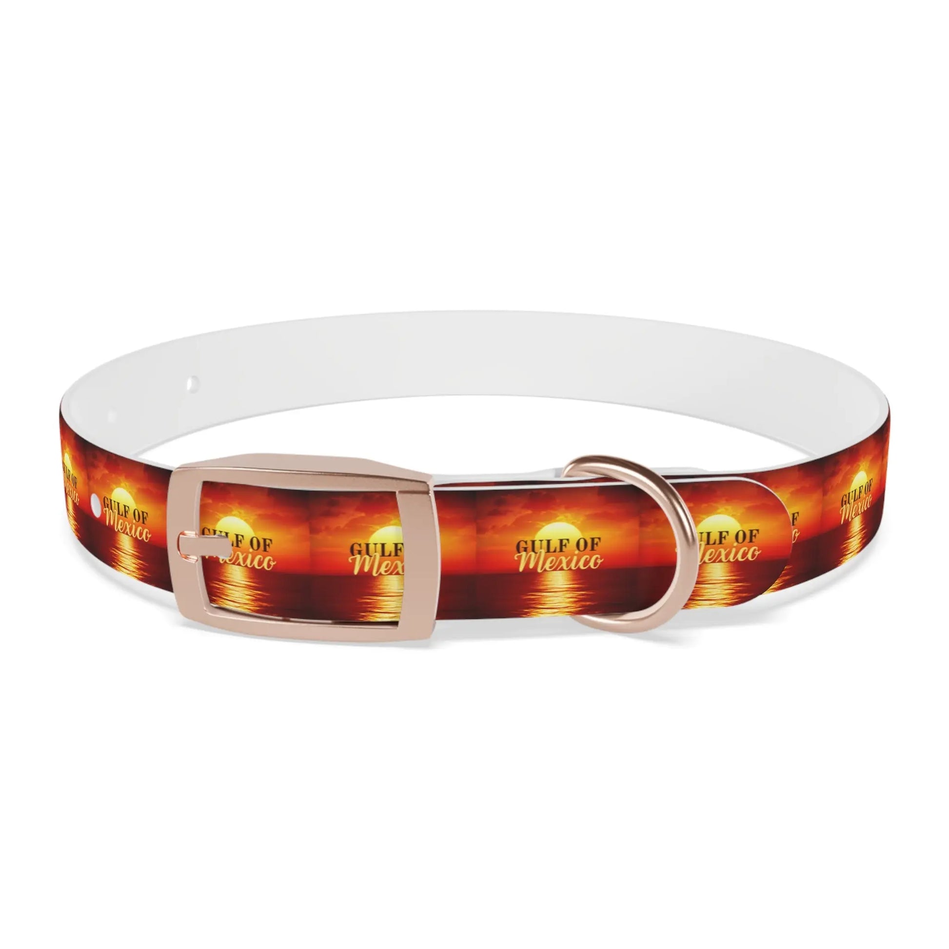 Trendy Gulf of Mexico Dog Collar - Stylish Pet Accessory Printify