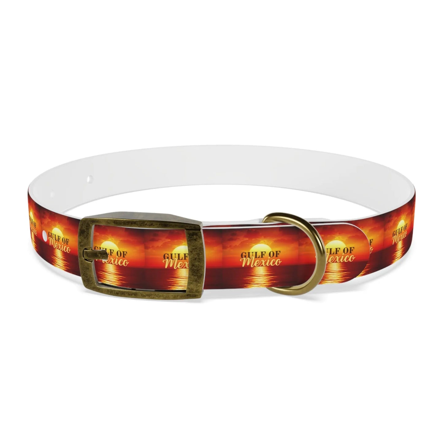 Trendy Gulf of Mexico Dog Collar - Stylish Pet Accessory Printify