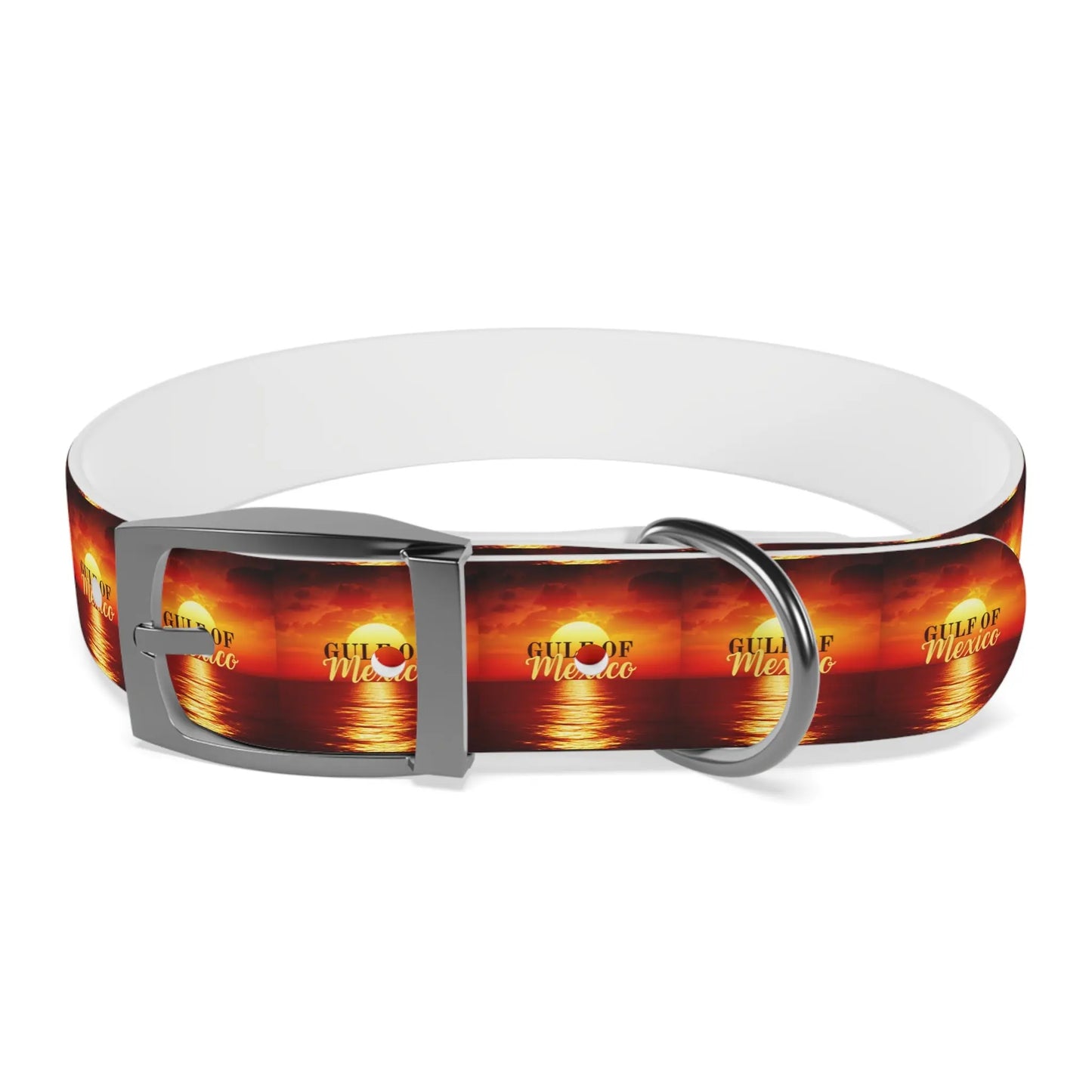 Trendy Gulf of Mexico Dog Collar - Stylish Pet Accessory Printify