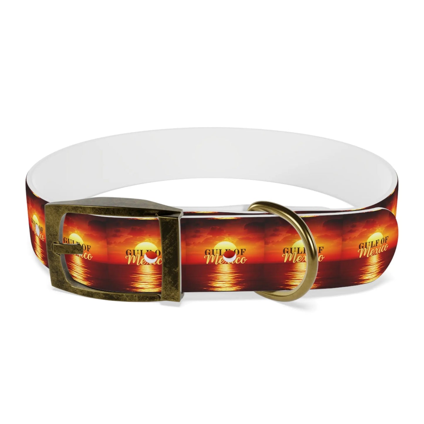 Trendy Gulf of Mexico Dog Collar - Stylish Pet Accessory Printify