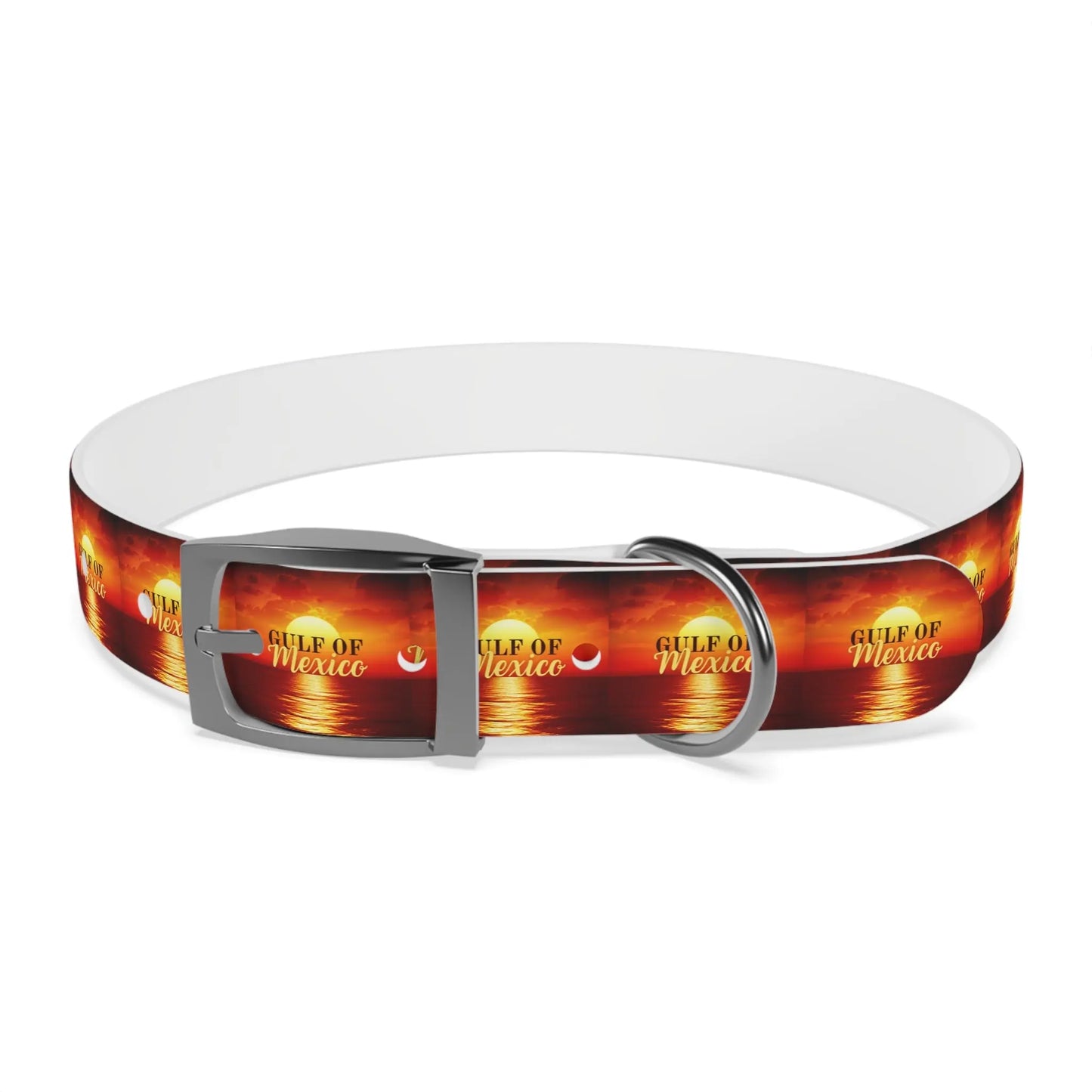 Trendy Gulf of Mexico Dog Collar - Stylish Pet Accessory Printify