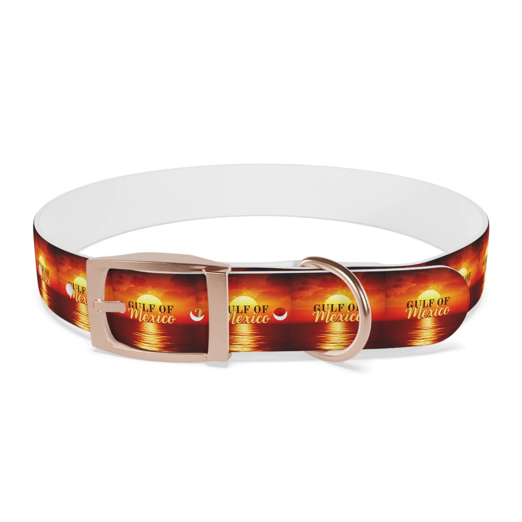 Trendy Gulf of Mexico Dog Collar - Stylish Pet Accessory Printify