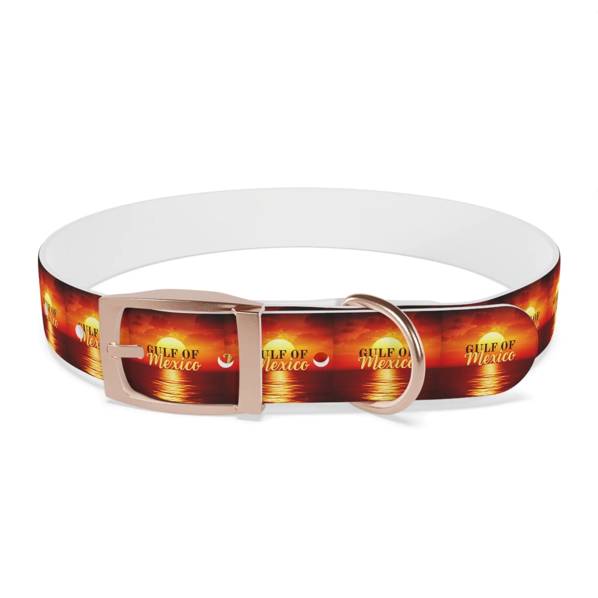 Trendy Gulf of Mexico Dog Collar - Stylish Pet Accessory Printify