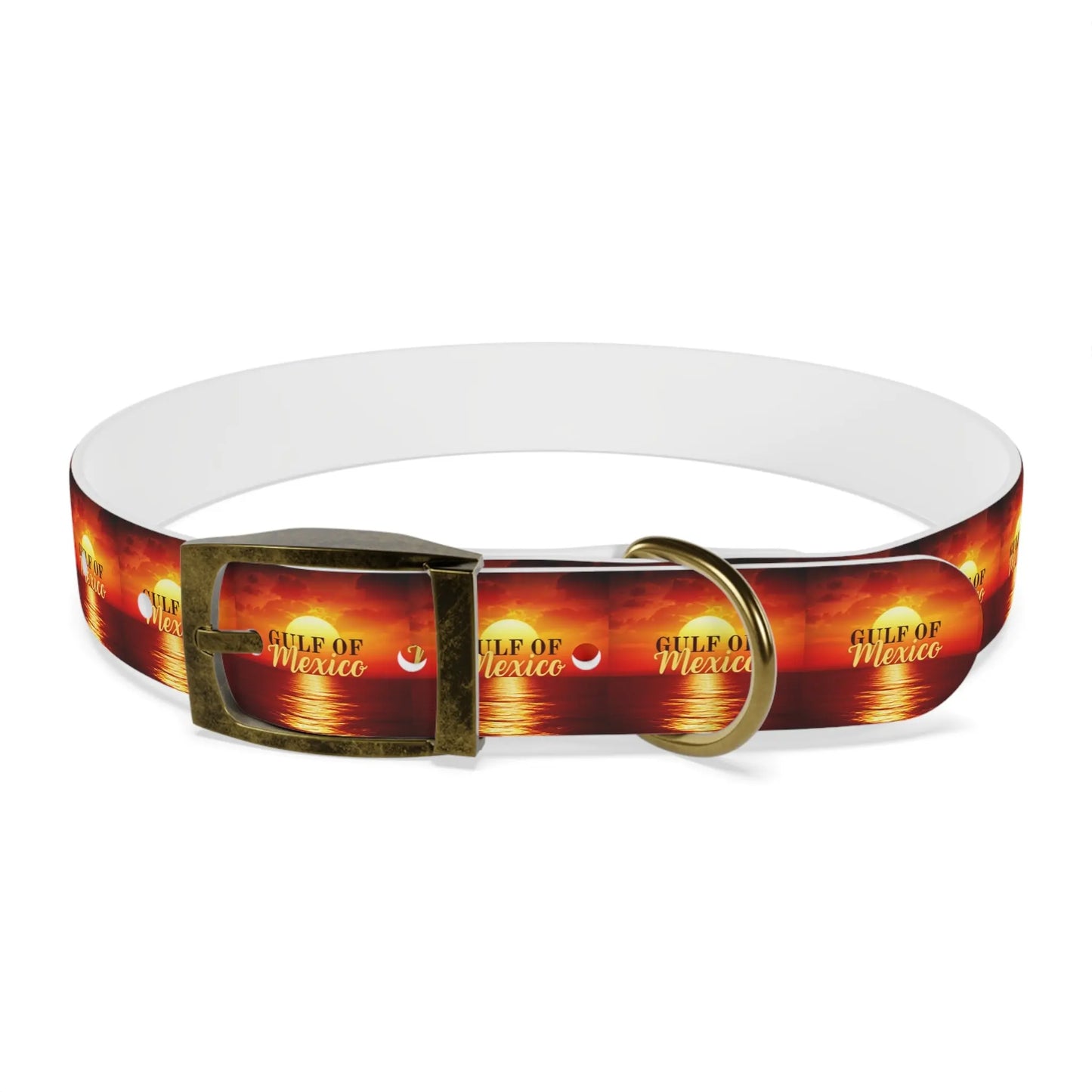 Trendy Gulf of Mexico Dog Collar - Stylish Pet Accessory Printify