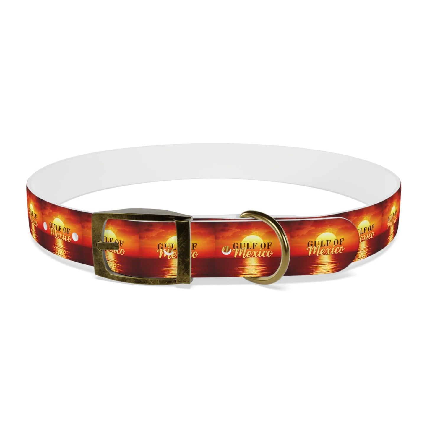 Trendy Gulf of Mexico Dog Collar - Stylish Pet Accessory Printify