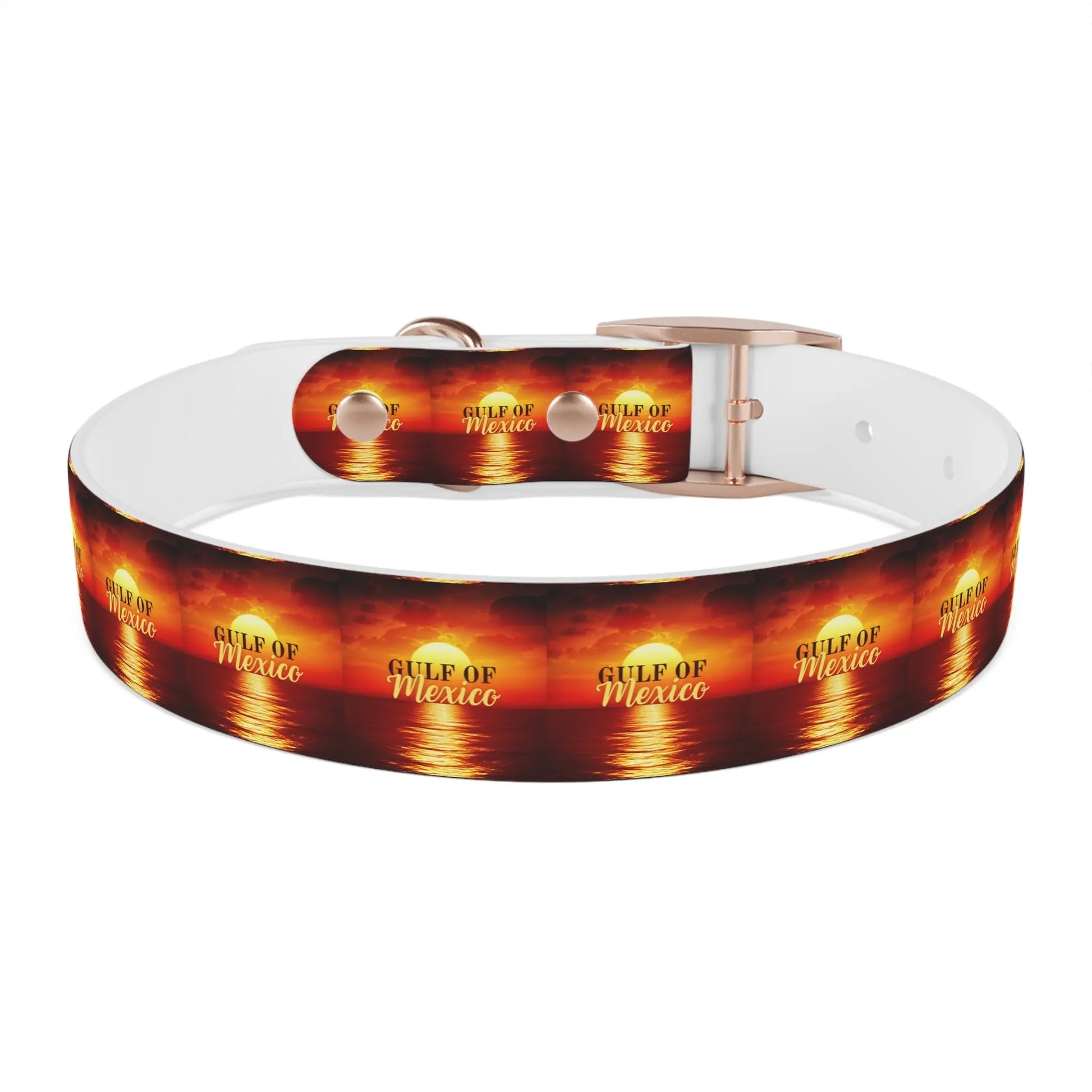 Trendy Gulf of Mexico Dog Collar - Stylish Pet Accessory Printify