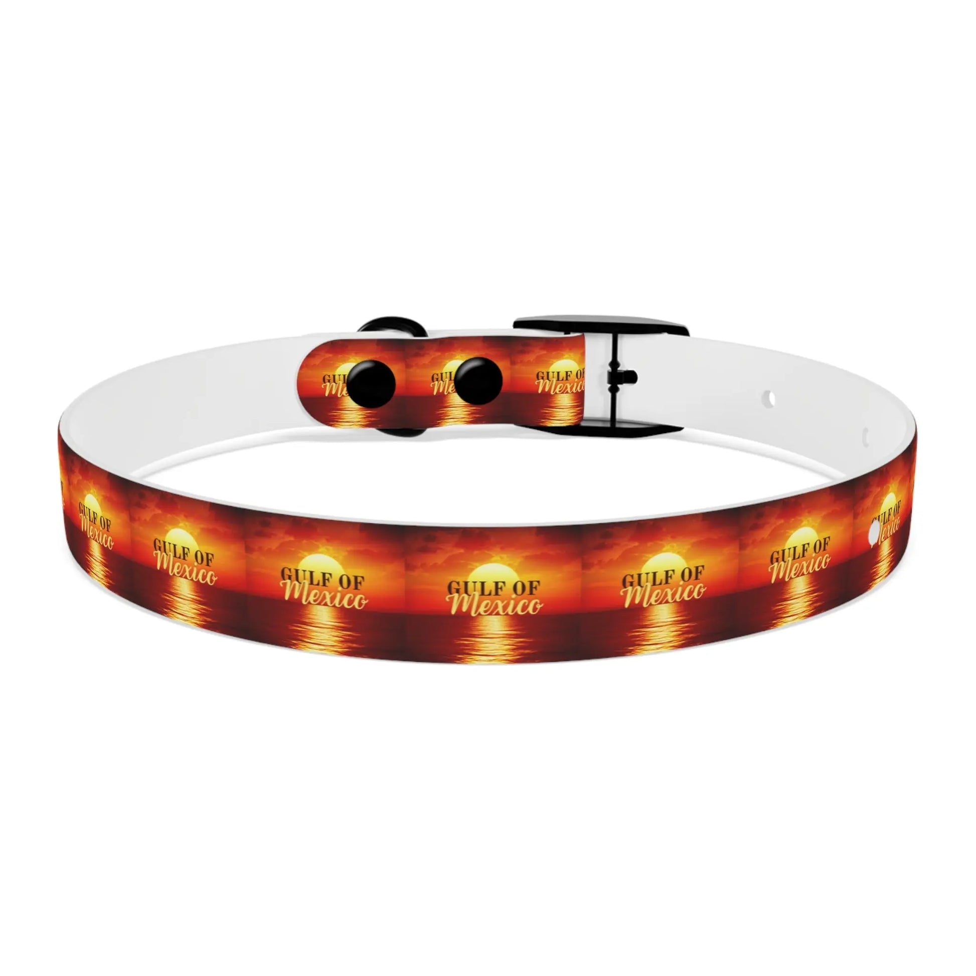 Trendy Gulf of Mexico Dog Collar - Stylish Pet Accessory Printify