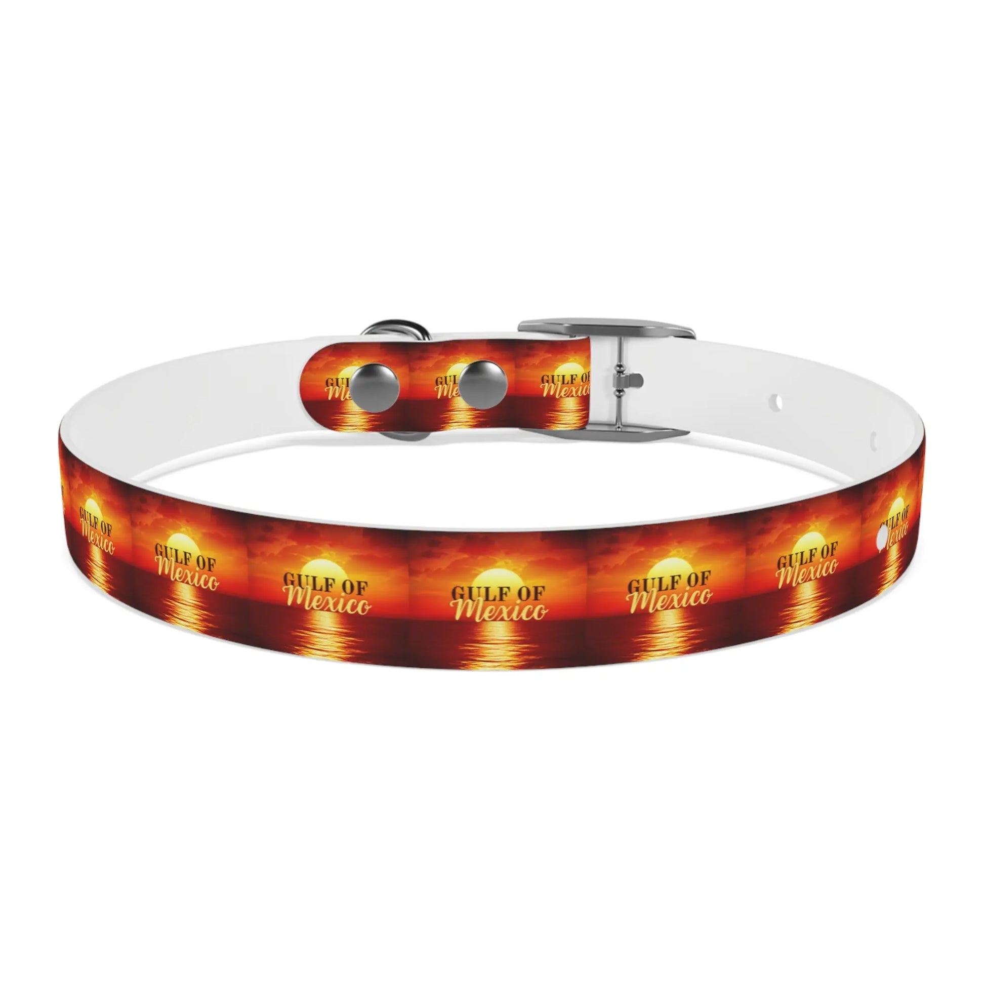 Trendy Gulf of Mexico Dog Collar - Stylish Pet Accessory Printify