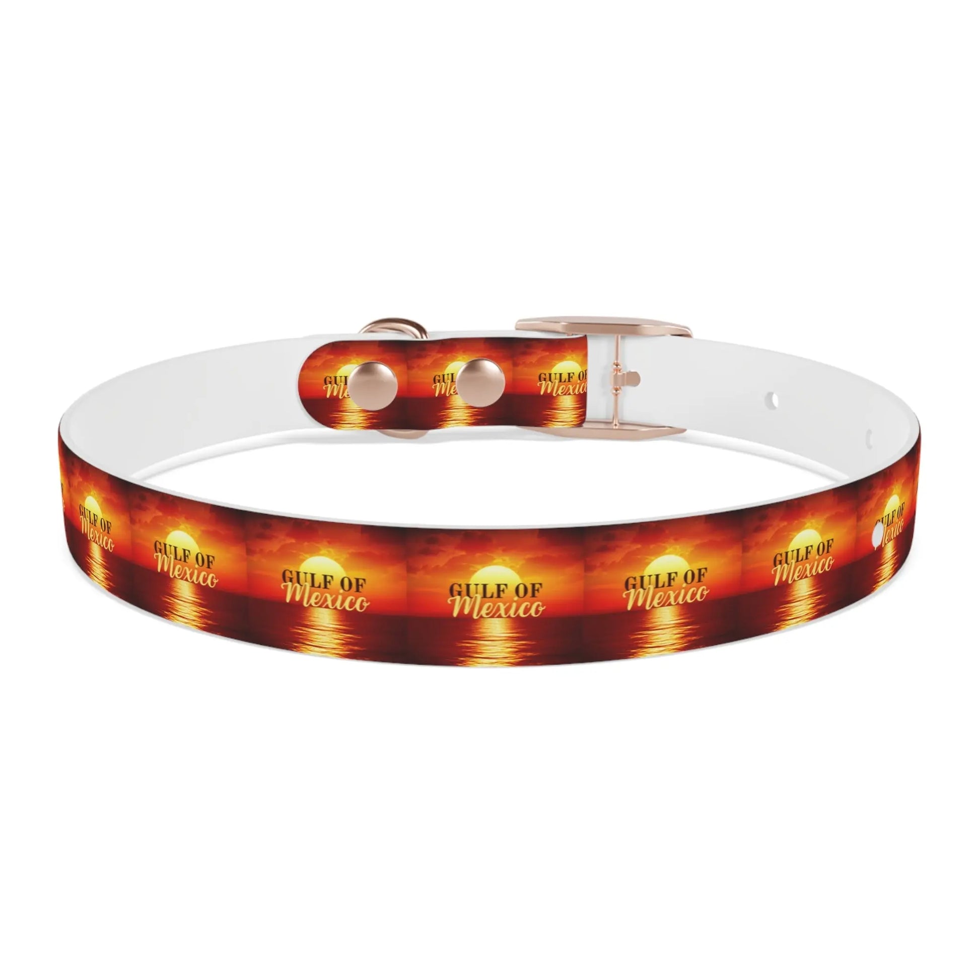Trendy Gulf of Mexico Dog Collar - Stylish Pet Accessory Printify