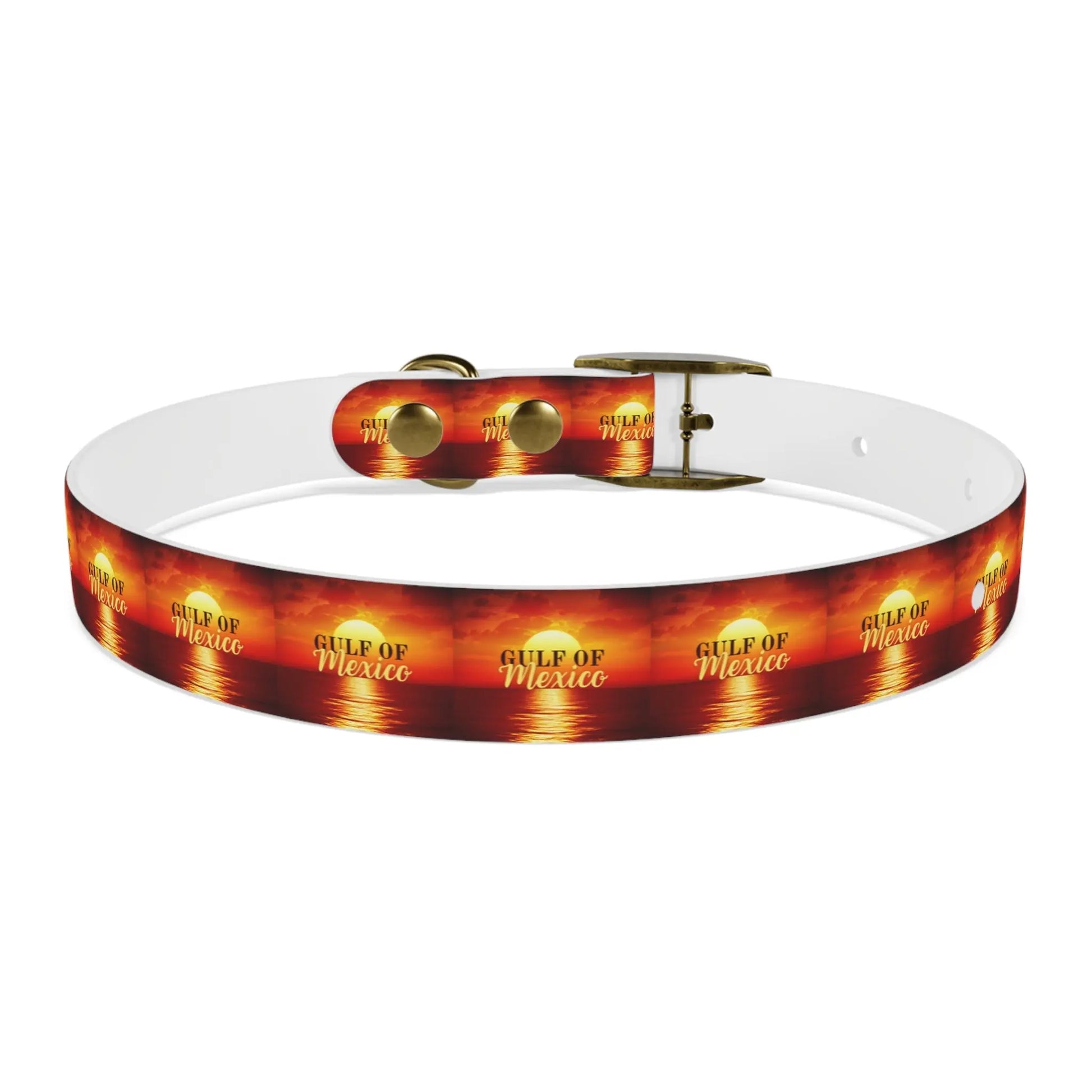 Trendy Gulf of Mexico Dog Collar - Stylish Pet Accessory Printify