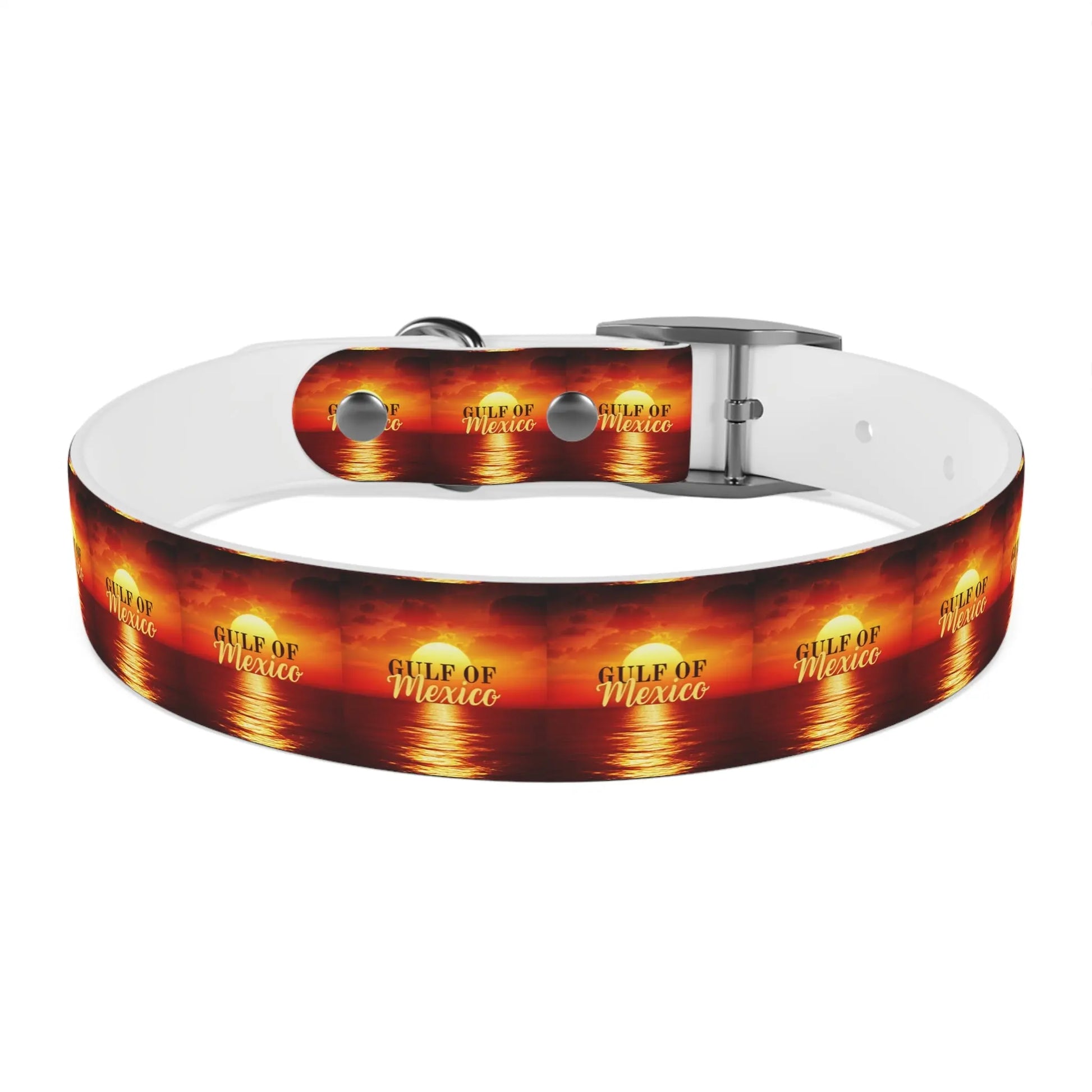 Trendy Gulf of Mexico Dog Collar - Stylish Pet Accessory Printify