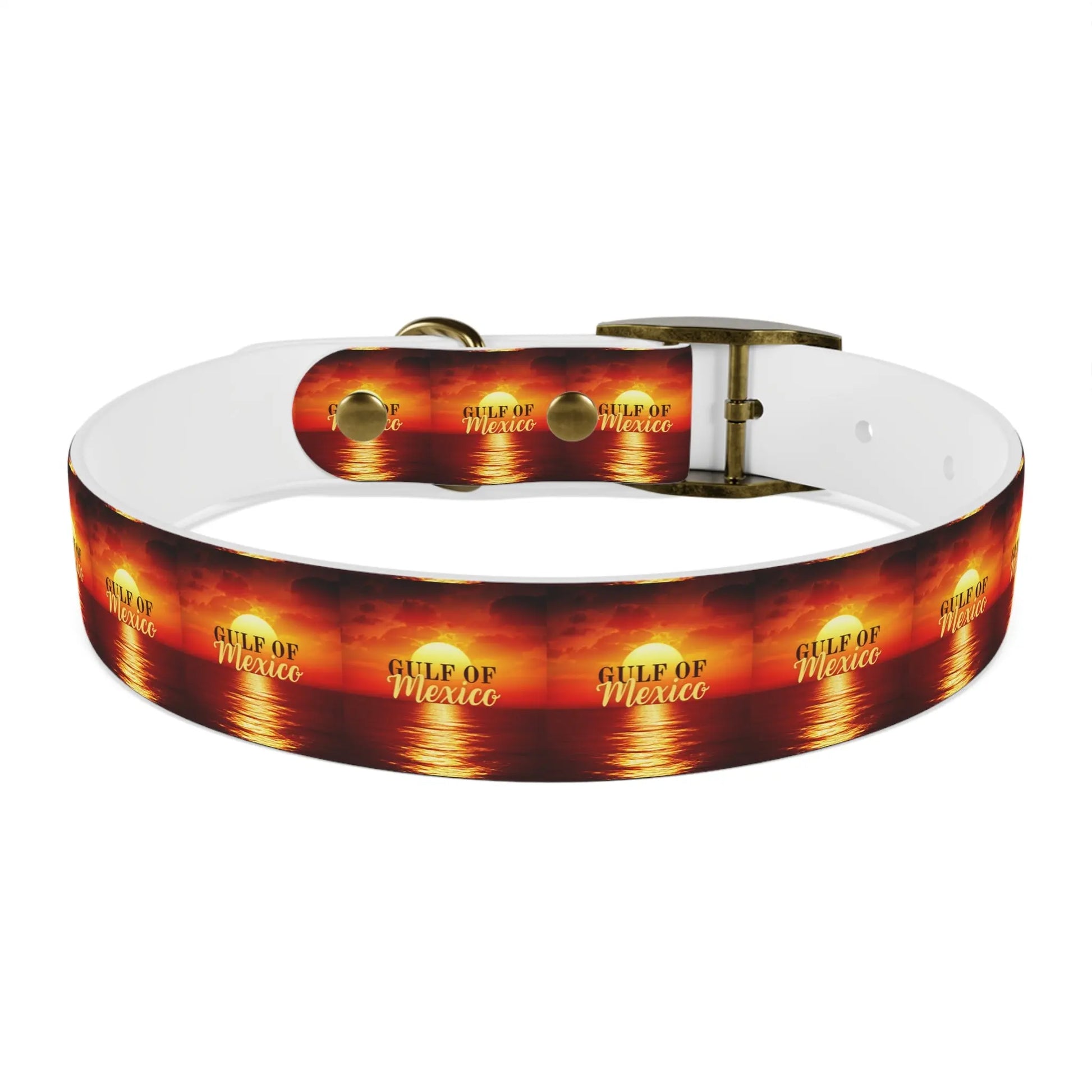 Trendy Gulf of Mexico Dog Collar - Stylish Pet Accessory Printify