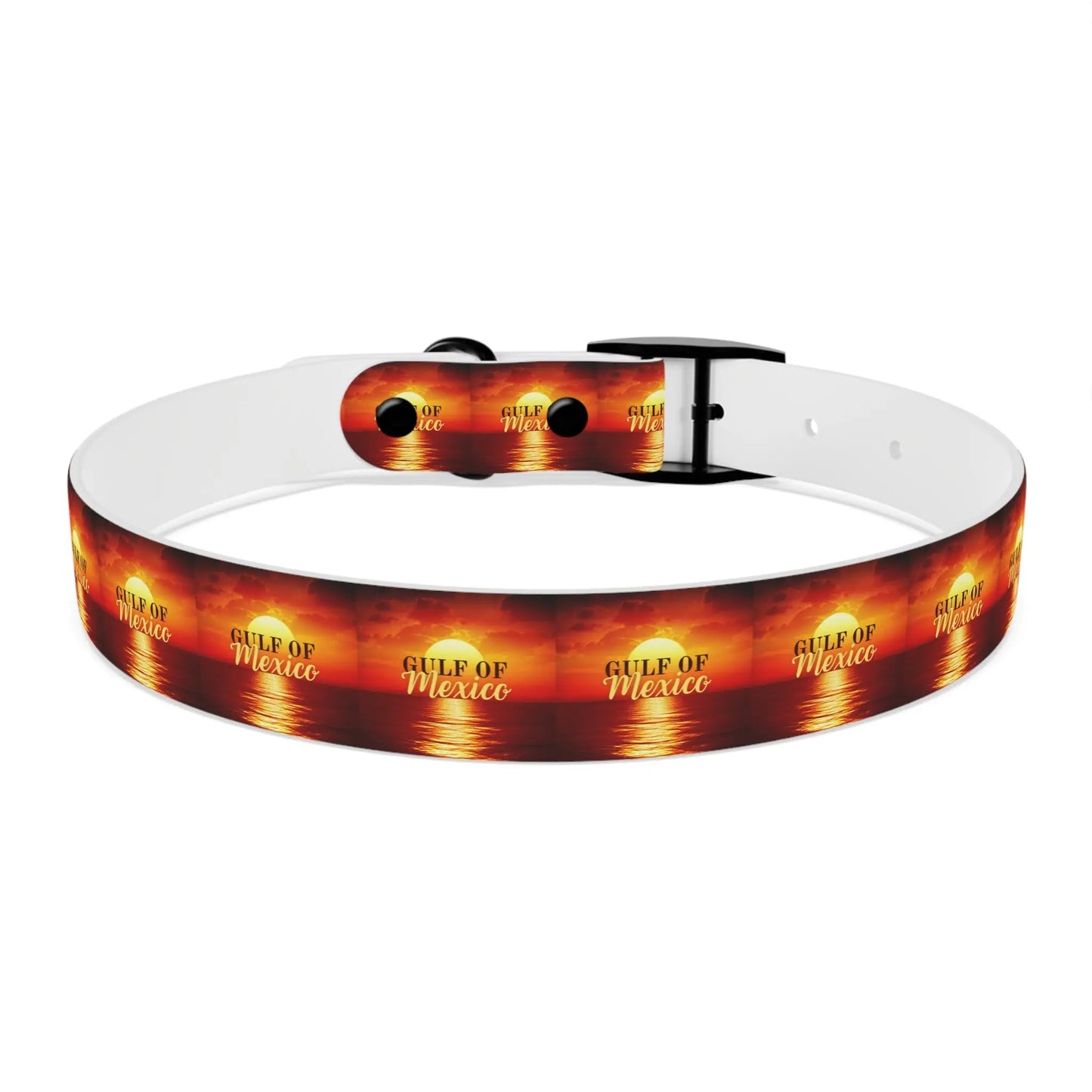 Trendy Gulf of Mexico Dog Collar - Stylish Pet Accessory Printify
