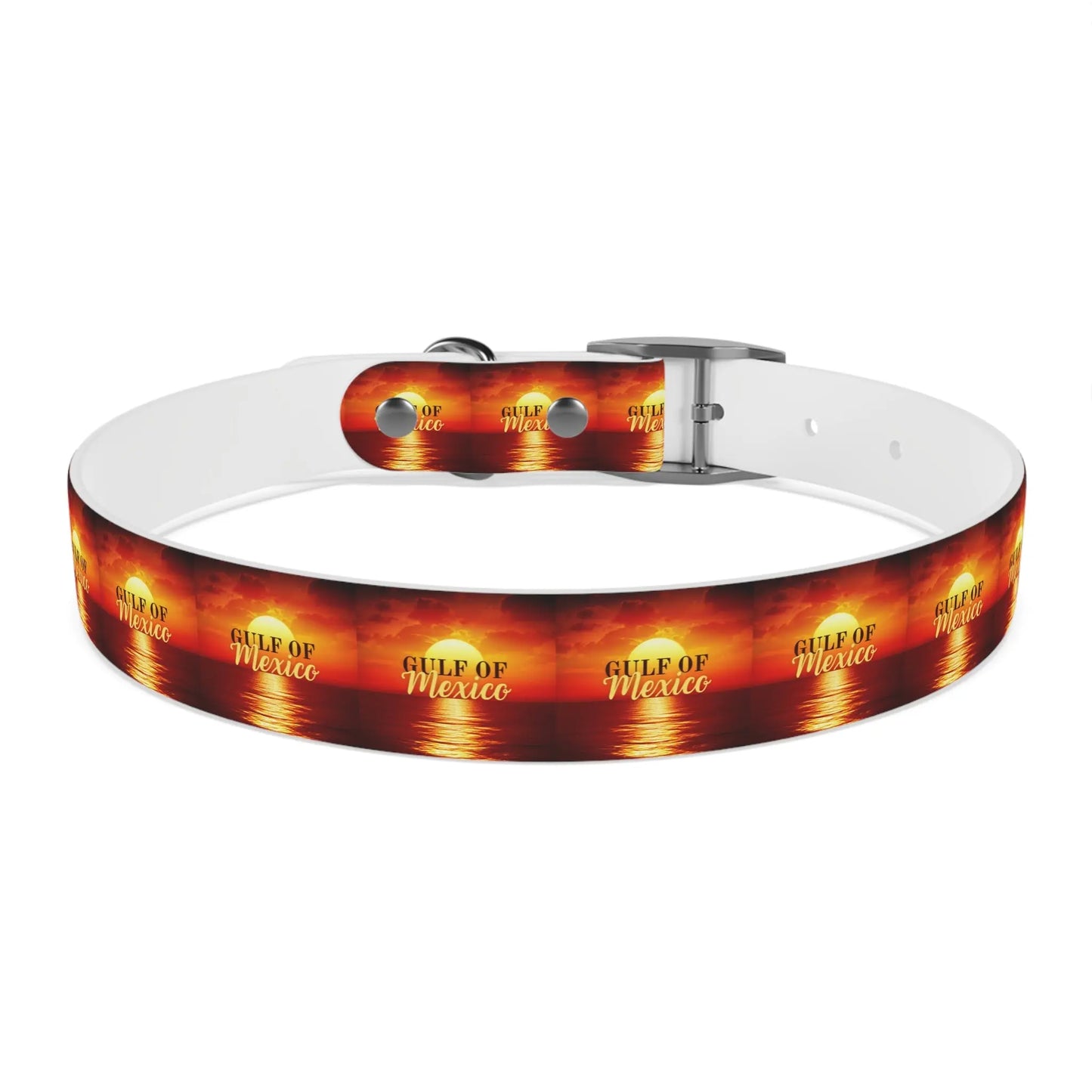 Trendy Gulf of Mexico Dog Collar - Stylish Pet Accessory Printify