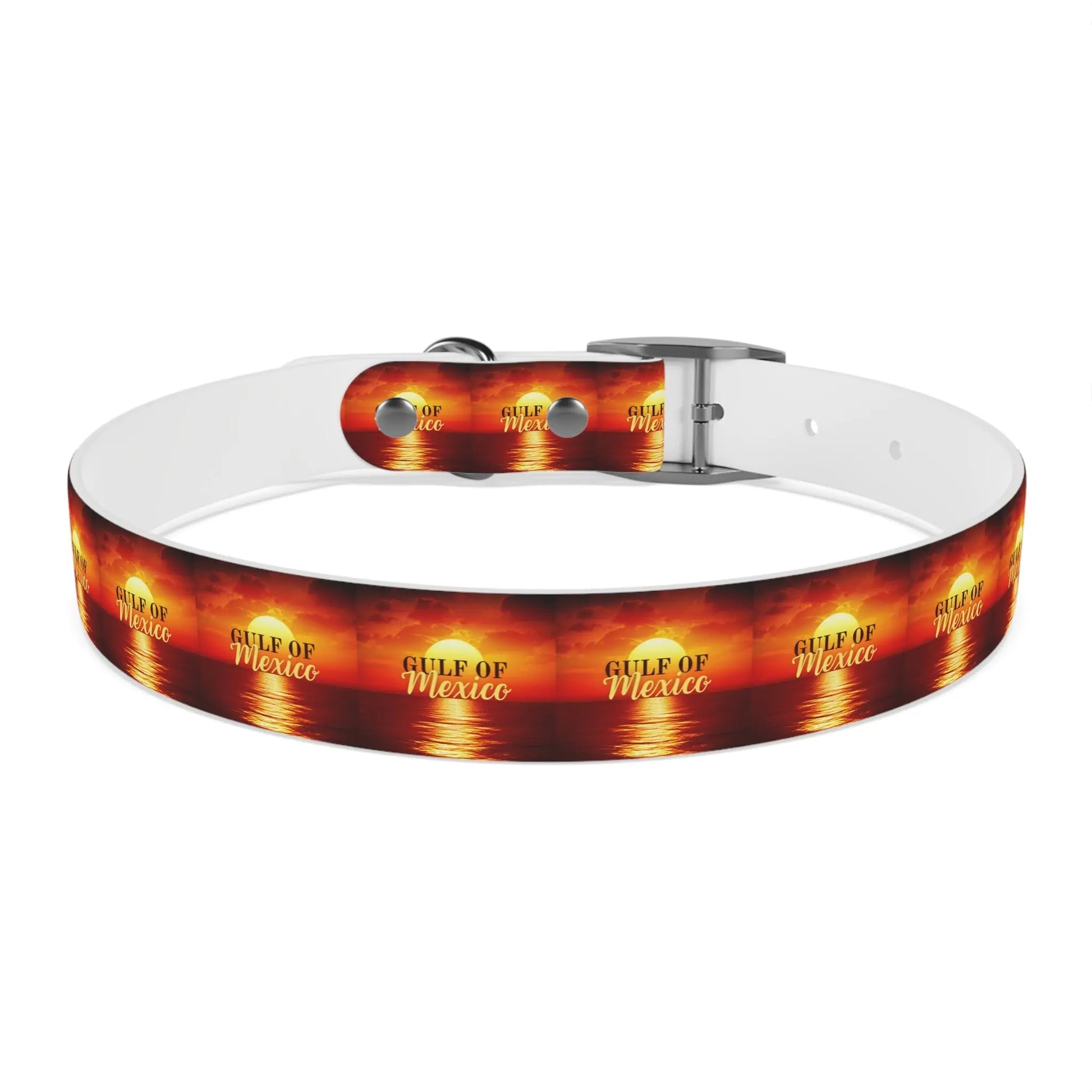 Trendy Gulf of Mexico Dog Collar - Stylish Pet Accessory Printify