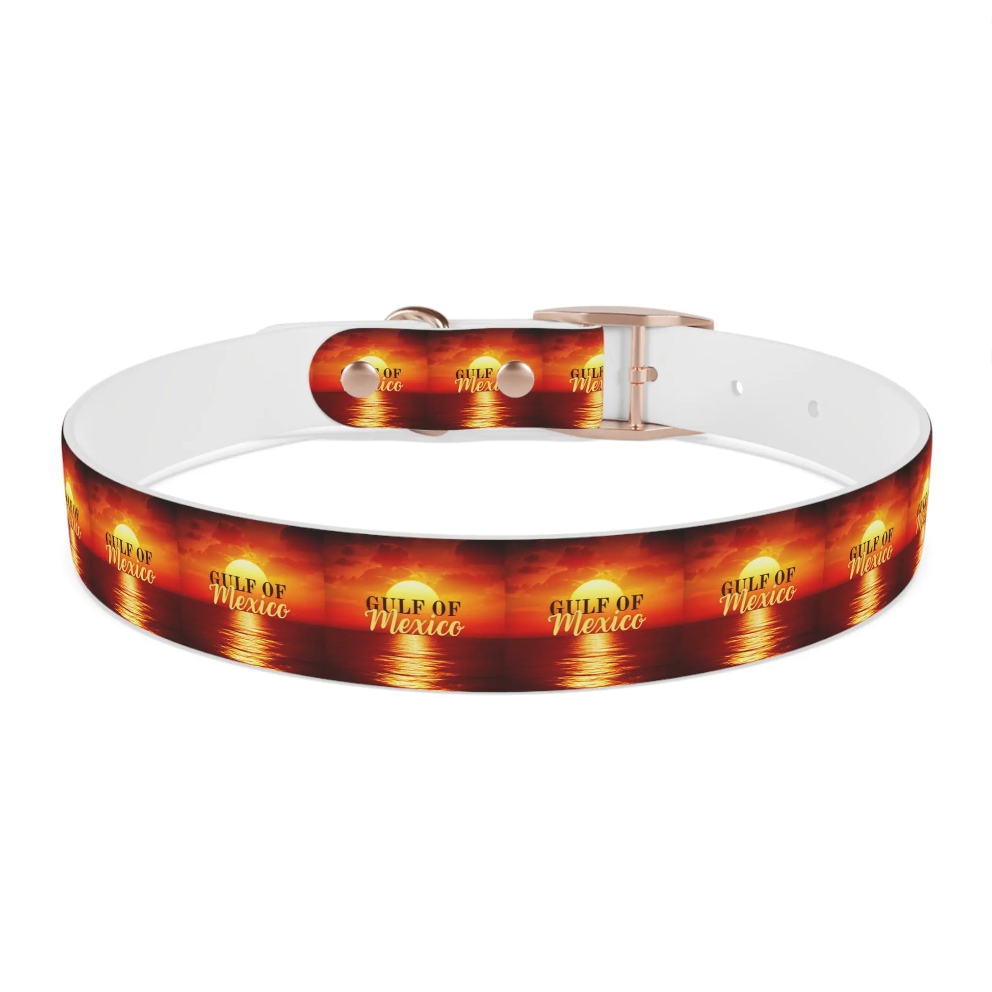 Trendy Gulf of Mexico Dog Collar - Stylish Pet Accessory Printify