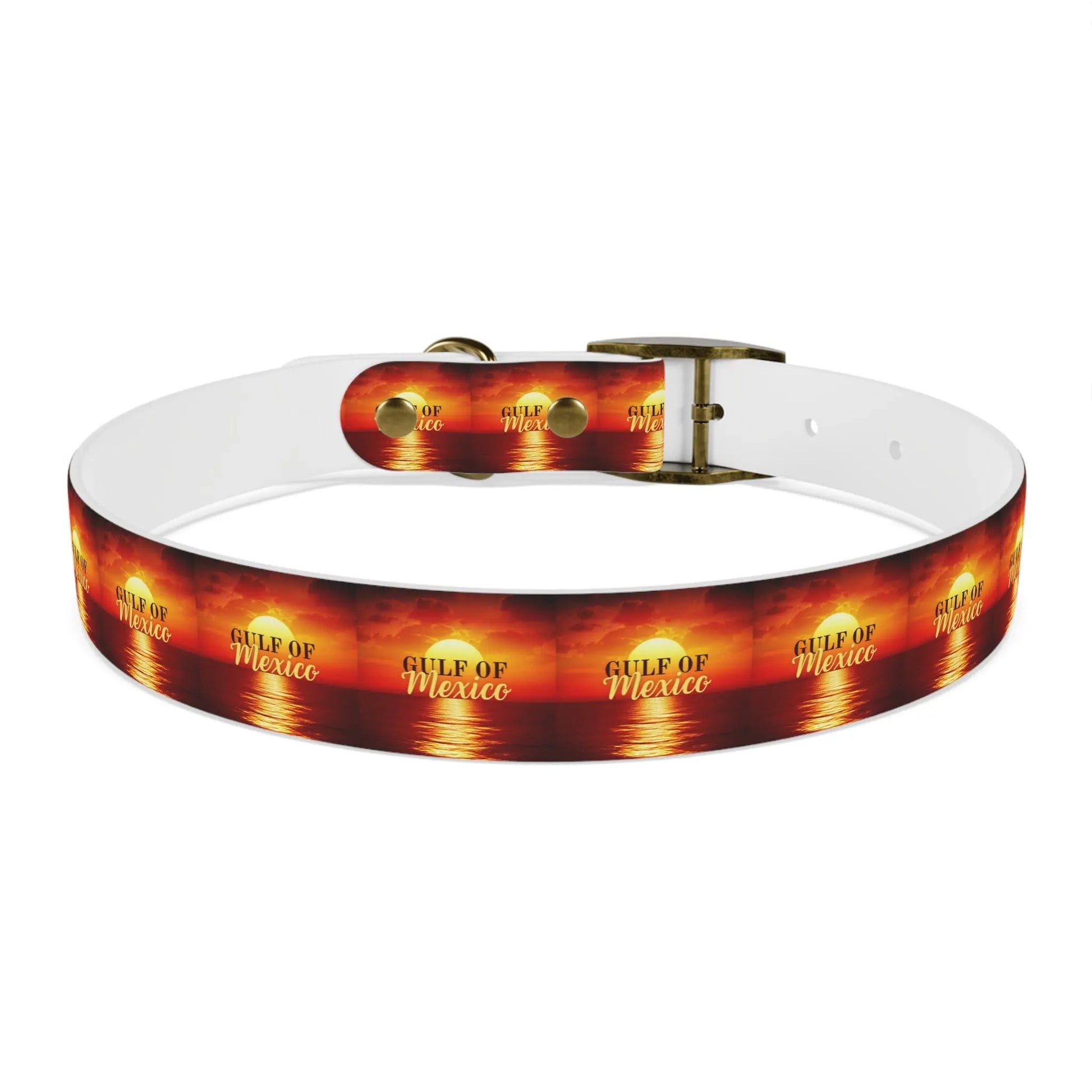 Trendy Gulf of Mexico Dog Collar - Stylish Pet Accessory Printify