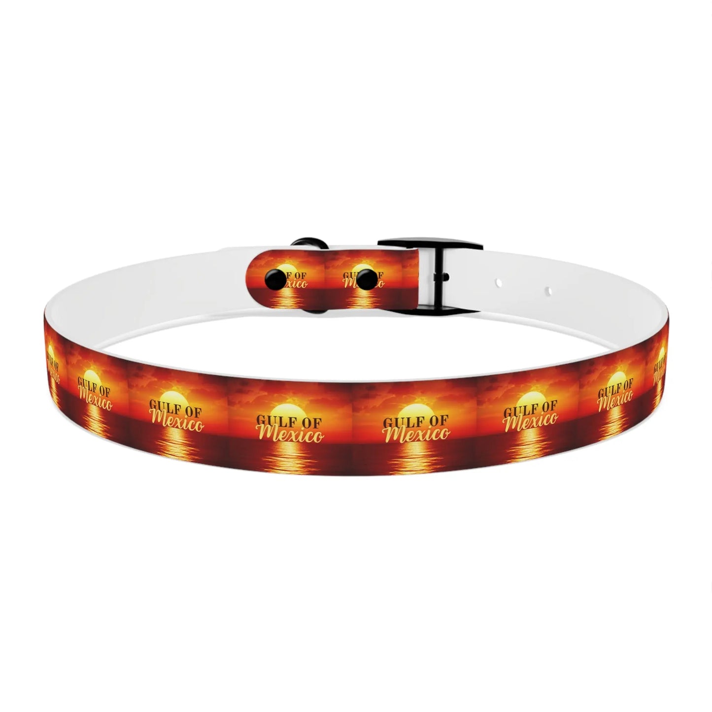 Trendy Gulf of Mexico Dog Collar - Stylish Pet Accessory Printify
