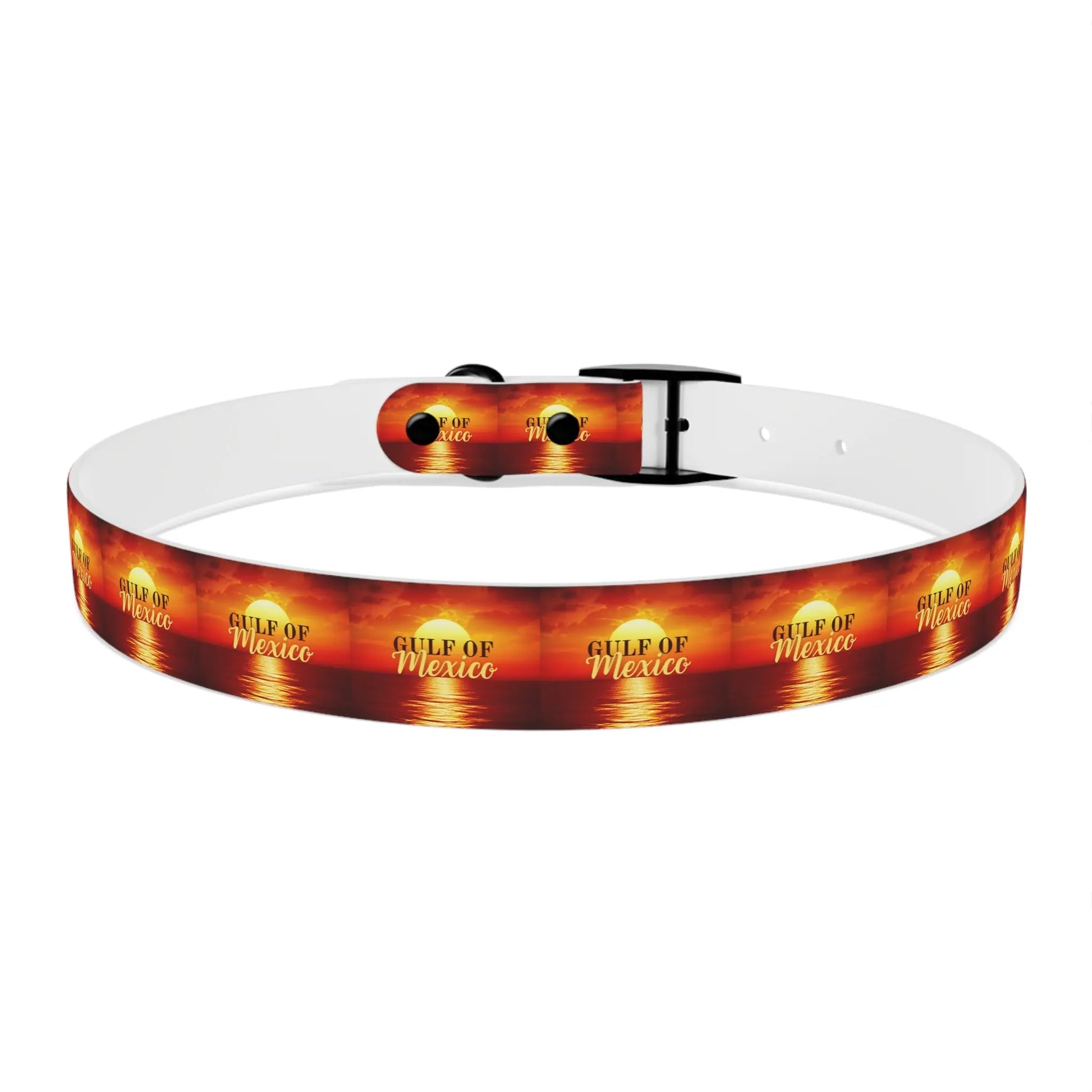Trendy Gulf of Mexico Dog Collar - Stylish Pet Accessory Printify