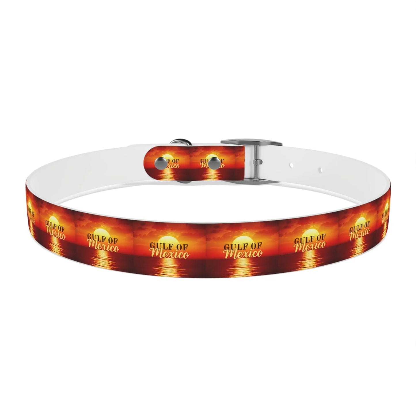 Trendy Gulf of Mexico Dog Collar - Stylish Pet Accessory Printify