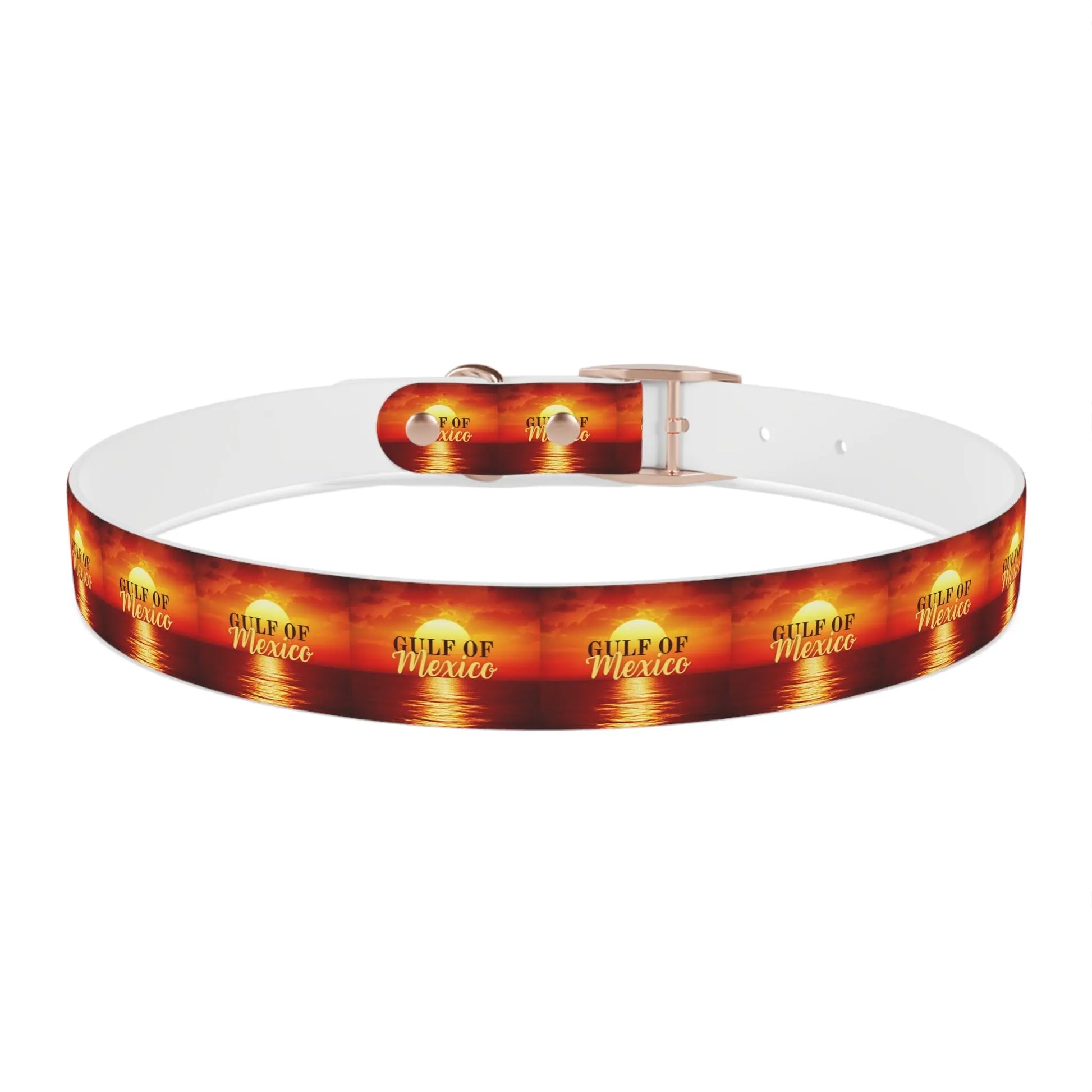 Trendy Gulf of Mexico Dog Collar - Stylish Pet Accessory Printify