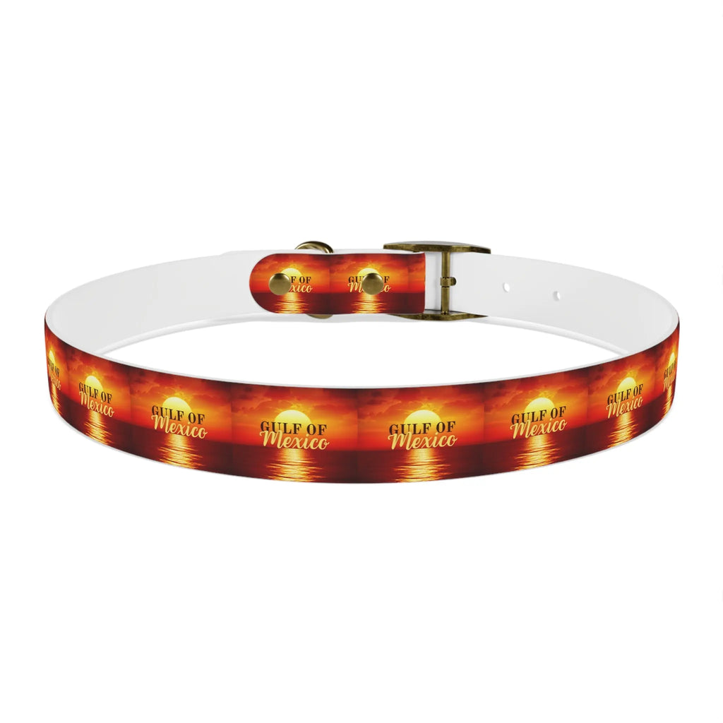 Trendy Gulf of Mexico Dog Collar - Stylish Pet Accessory Printify