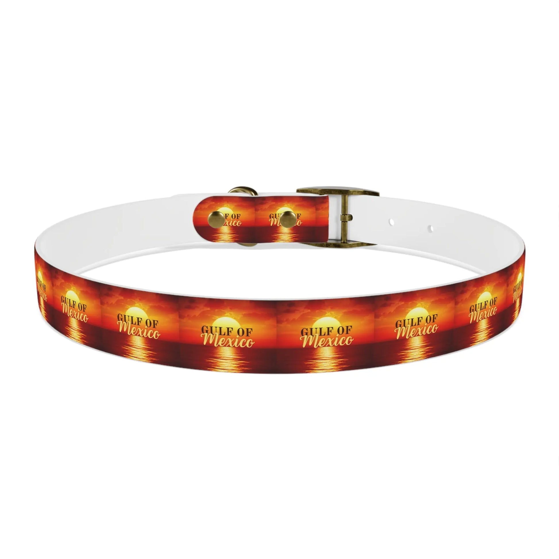 Trendy Gulf of Mexico Dog Collar - Stylish Pet Accessory Printify
