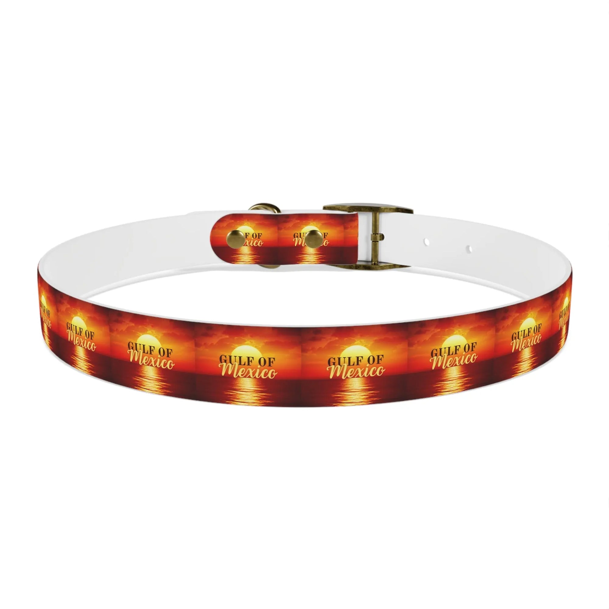 Trendy Gulf of Mexico Dog Collar - Stylish Pet Accessory Printify