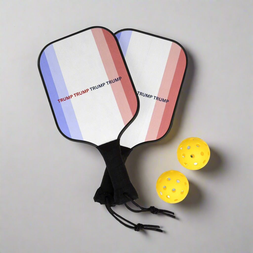 Trump Pickleball Paddle Set - Fun Sports Gear for Trump Fans Printify